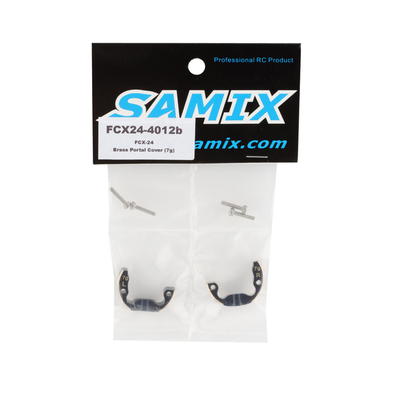 Samix Samix FCX24 Brass Portal Cover Tuning Weights (2) (7g) #FCX24-4012B