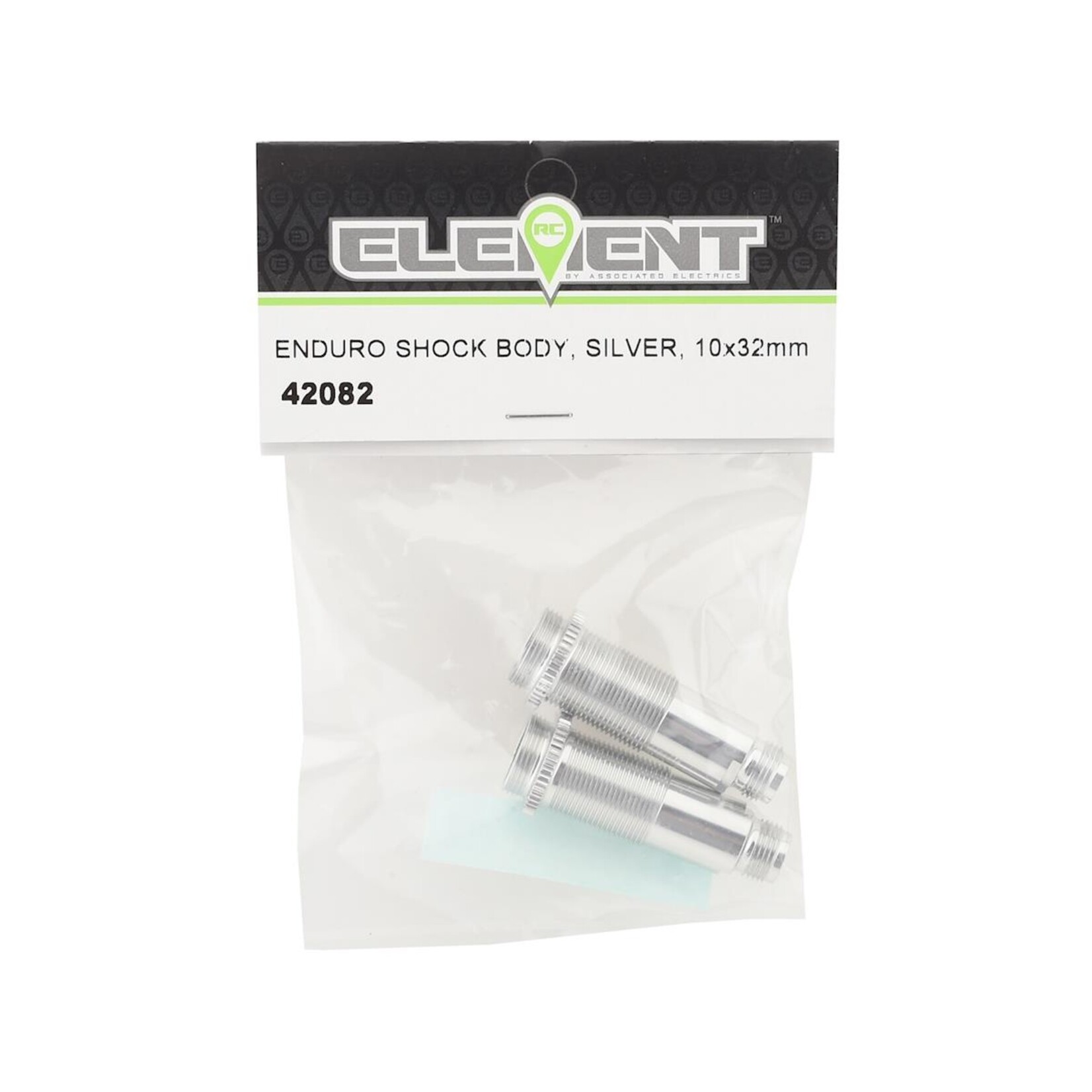 Element RC Element RC Enduro 10x32mm Shock Bodies (Silver) (2) #42082