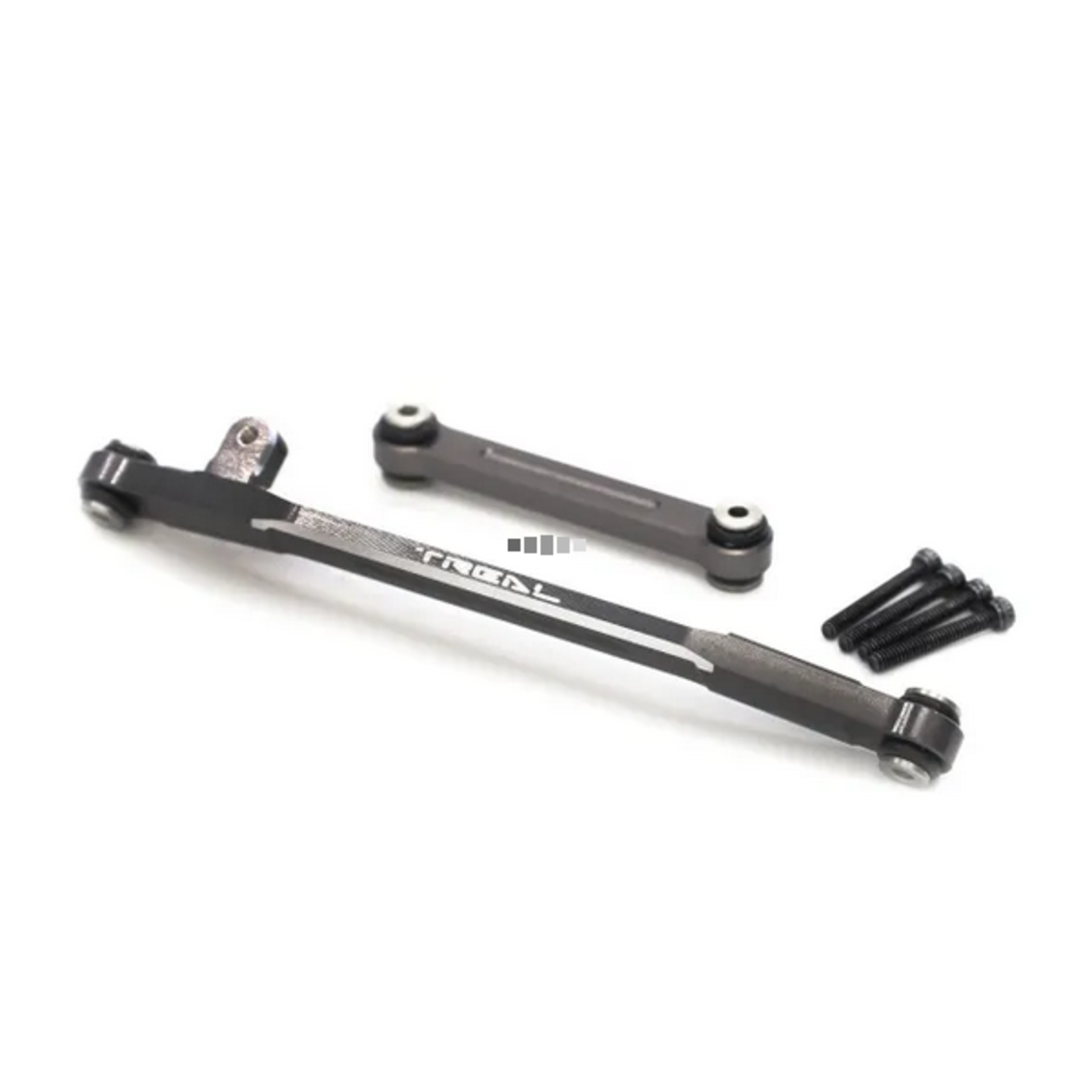 Treal #X002RQBQXV Treal Axial SCX24 Aluminum 7075 Steering Links Set for 1/24 Scale-V2 (Gray)