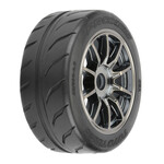 Pro-Line #10199-11 Pro-Line 1/7 Toyo Proxes 2.9" Belted Tires Pre-Mounted w/17mm Spectre Wheels (Gunmetal)