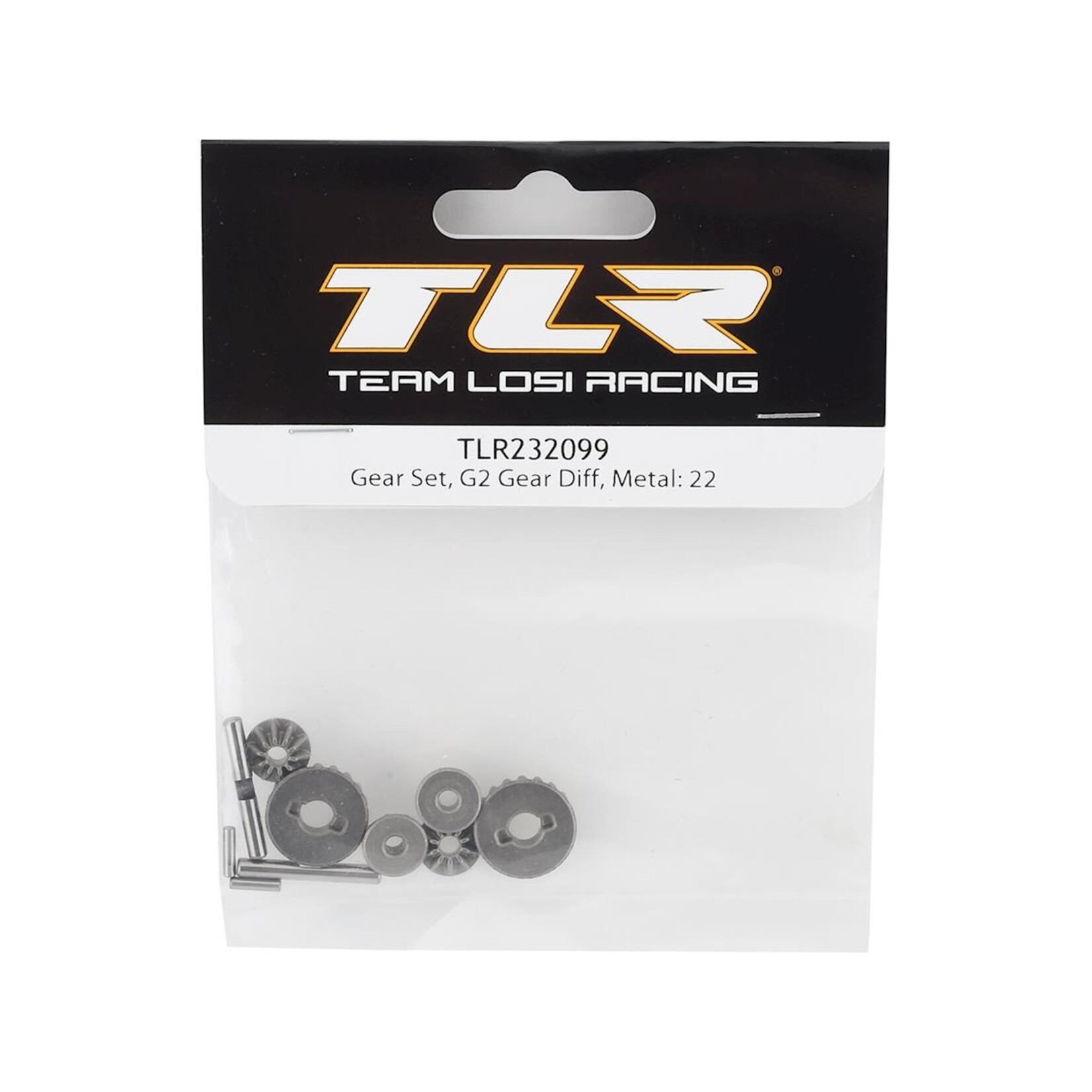 TLR Team Losi Racing 22 G2 Gear Differential Metal Gear Set #TLR232099