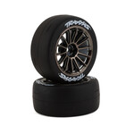 Traxxas #9374R Traxxas Sticky 2.0" Response Pre-Mounted Tires w/Multi-Spoke Wheels (Satin Chrome) (2) (Front) (VXL)