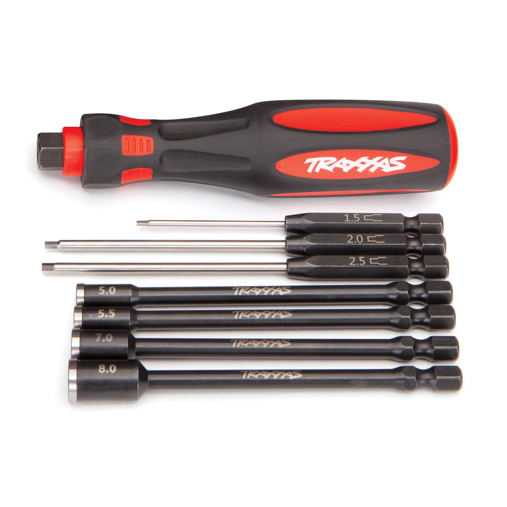 Traxxas #8712 Traxxas 7-Piece Metric Hex & Nut Driver Essentials Set w/Carrying Case