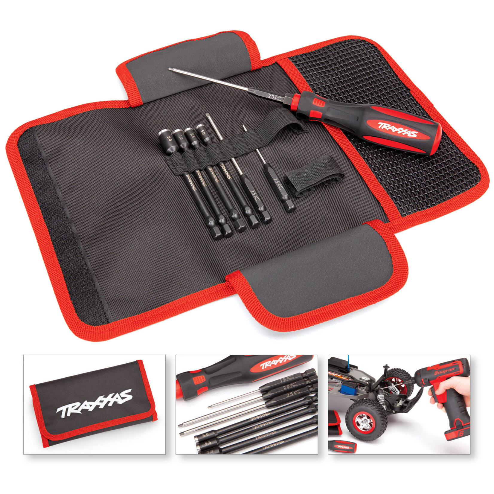 Traxxas #8712 Traxxas 7-Piece Metric Hex & Nut Driver Essentials Set w/Carrying Case