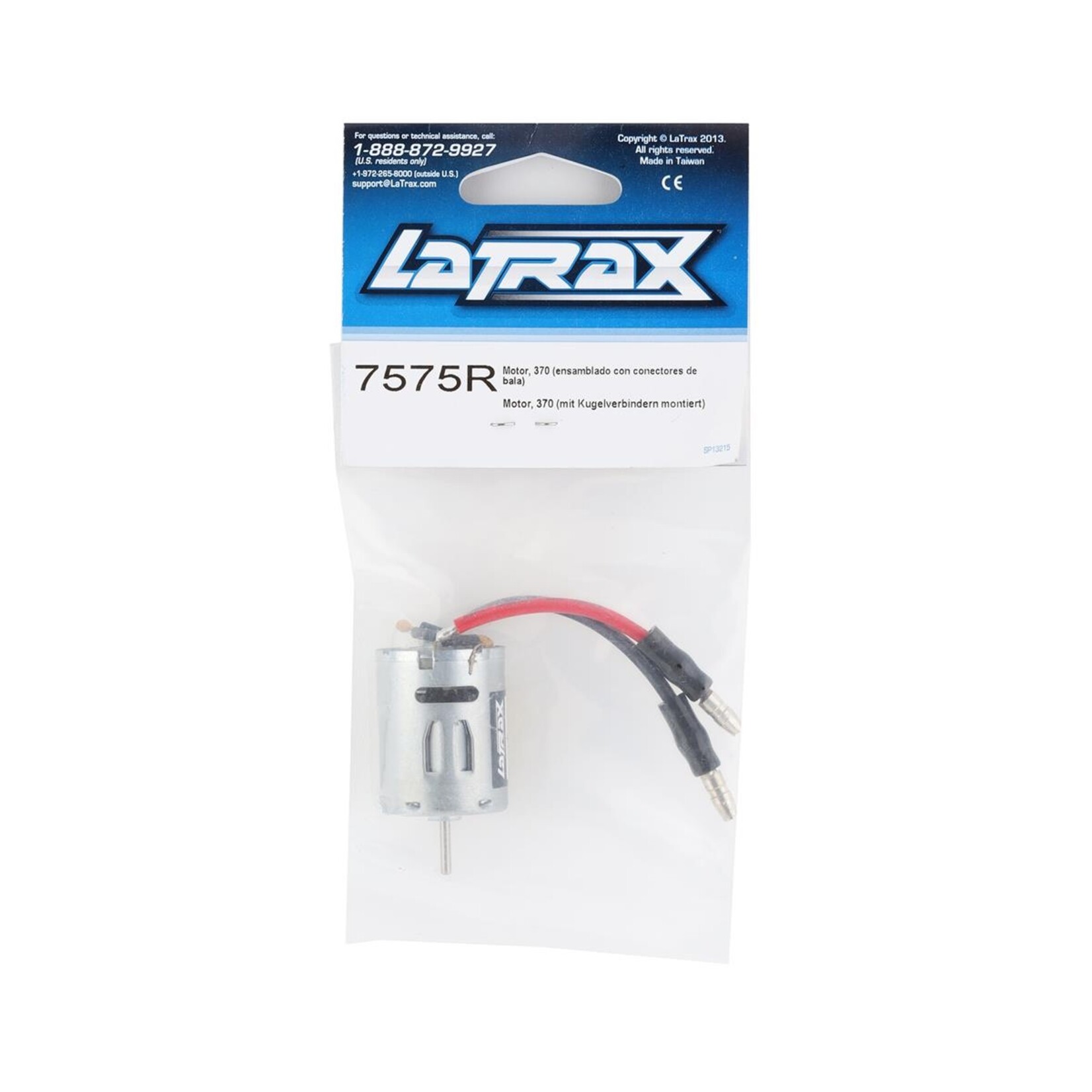 LaTrax #7575R Traxxas LaTrax 370 Motor w/Bullet Connectors