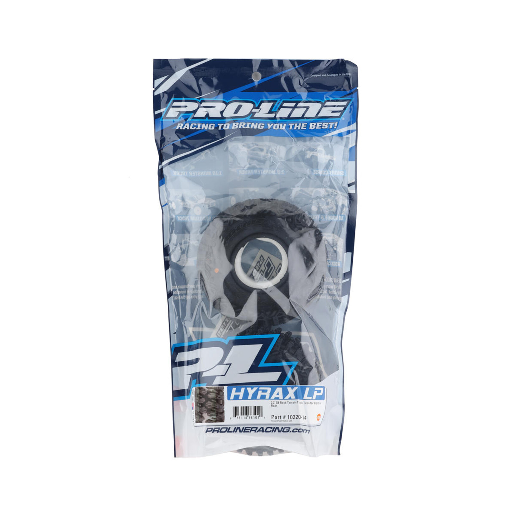 Pro-Line #10220-14 Pro-Line 1/10 Hyrax LP 2.2" Rock Crawling Tires (2) (Class 3) (G8)