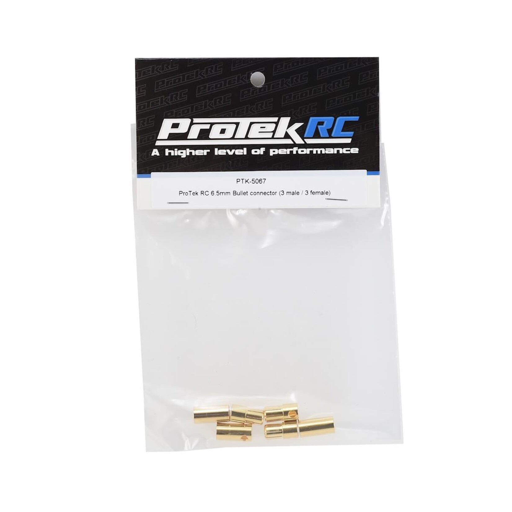 ProTek RC #PTK-5067 ProTek RC 6.5mm Bullet Connector (3 Male/3 Female)