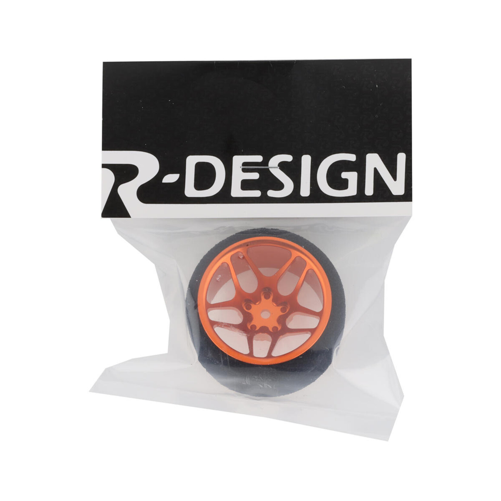 R-Design R-Design Sanwa M12/Flysky NB4 10-Spoke Ultrawide Steering Wheel (Orange) #RDD7215
