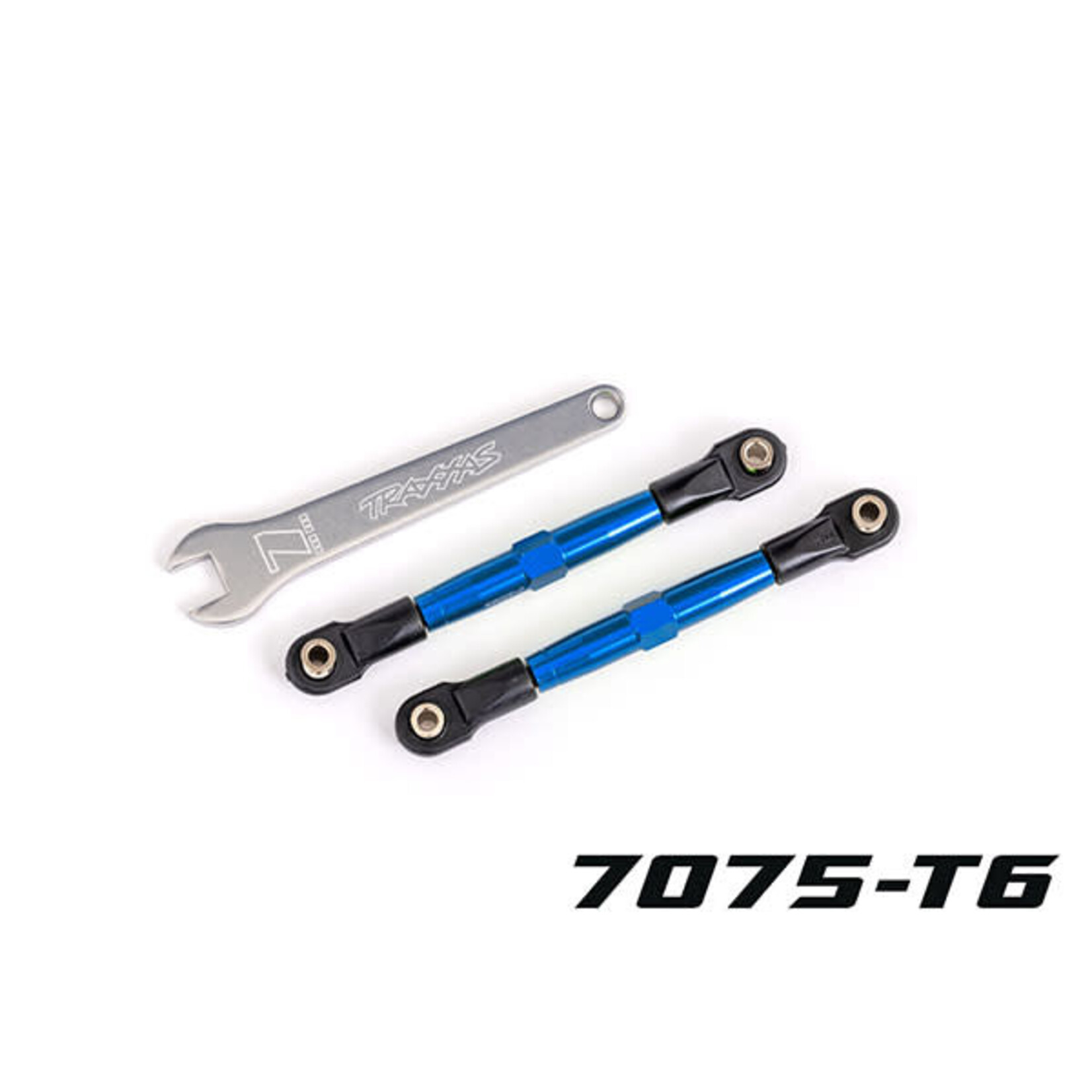 Traxxas Traxxas Aluminum 75mm Toe Link Turnbuckle Set (2) (Blue-Anodized) #2445X