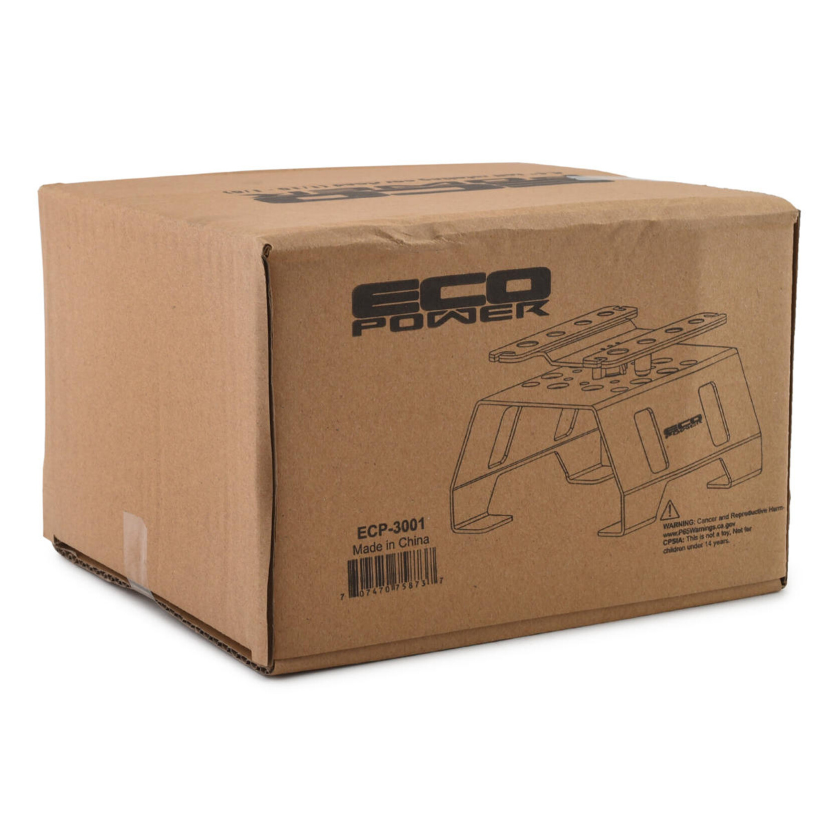 EcoPower #ECP-3001 EcoPower Rotating 1/10 & 1/8 Aluminum Car Stand w/Shock Holder