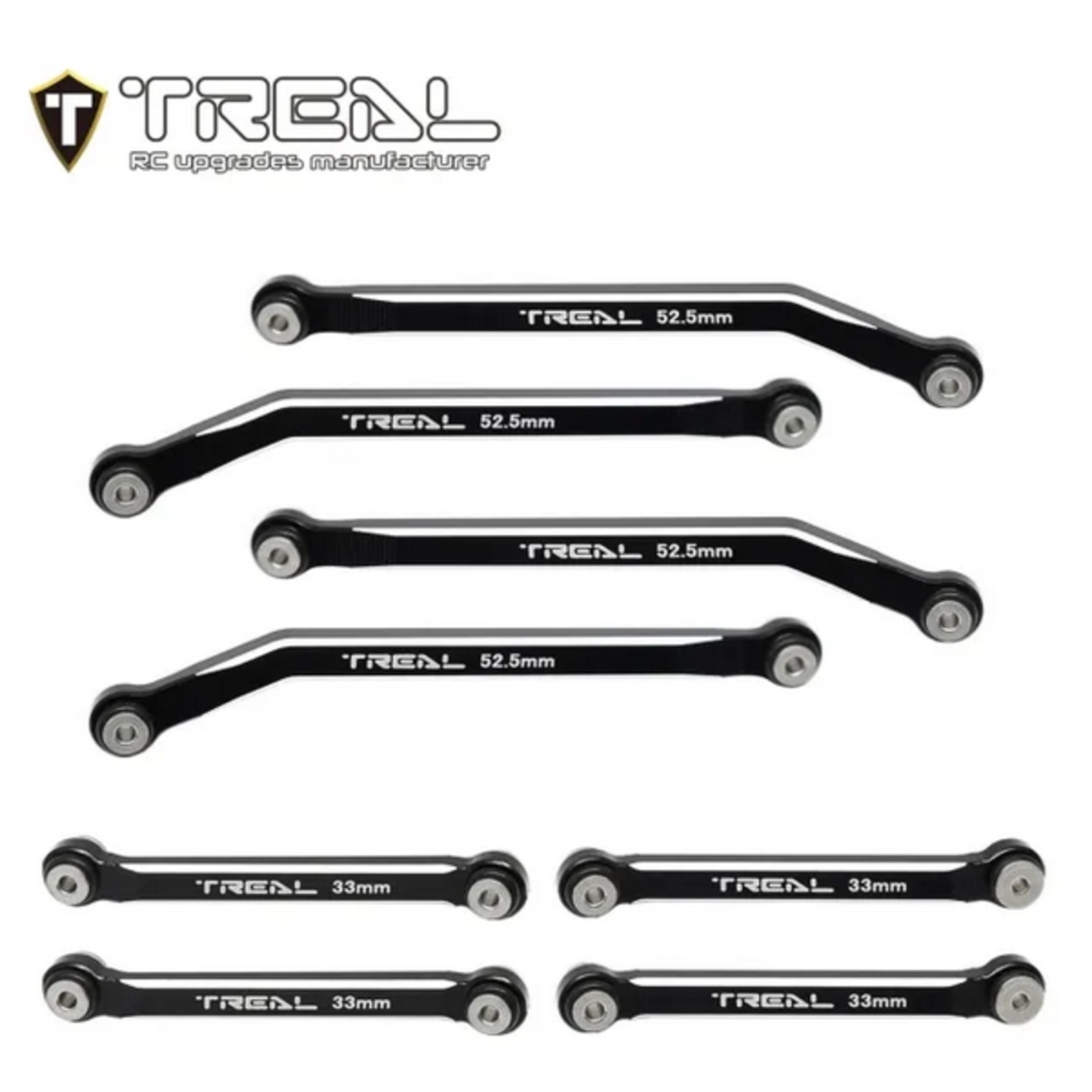 Treal #X003SWVJ4T TREAL AX24 High Clearance Links (Black) (8)