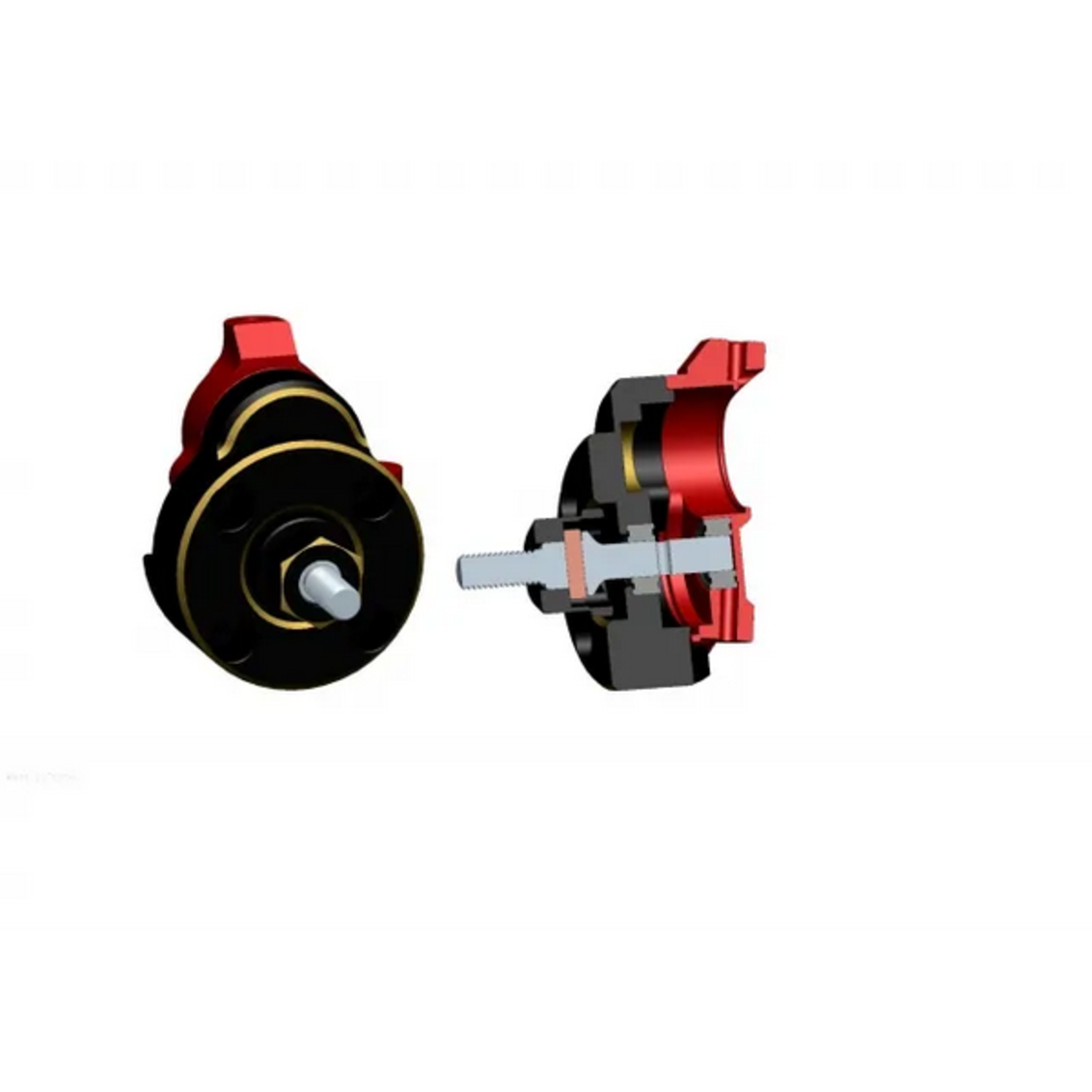 Treal #X003CMWLMT TREAL FMS FCX24 Brass Wheel Hub Wheel Spacers