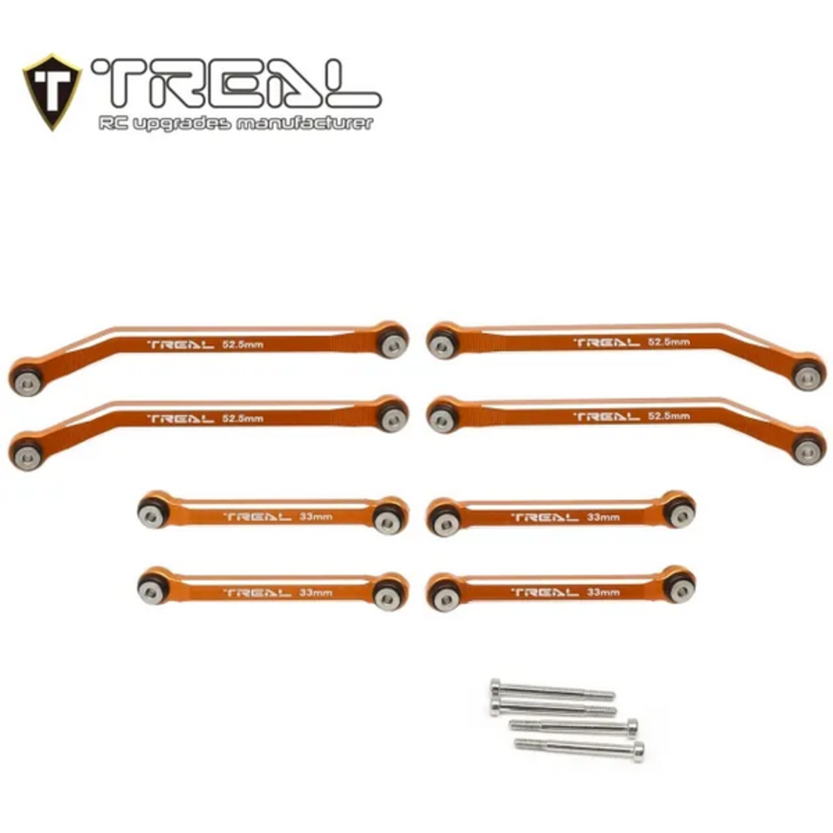 Treal #X003SX7SMF Treal AX24 High Clearance Links (Orange) (8)
