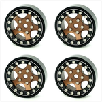 Treal TREAL SCX24 1.0 Beadlock Wheels (Black-Bronze) #X002XB2X1T