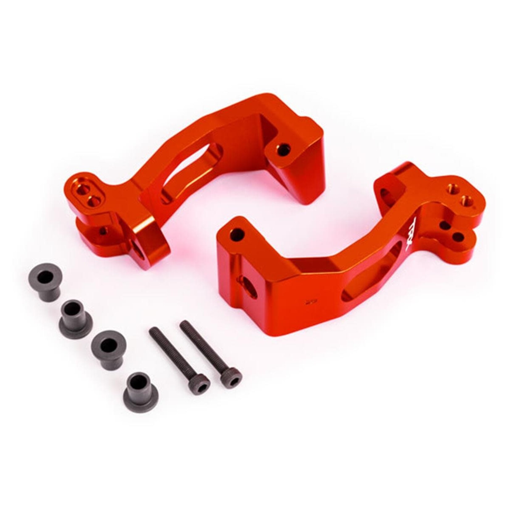 Traxxas #9532R Traxxas Sledge Aluminum Caster Blocks Left & Right (Red) (2)