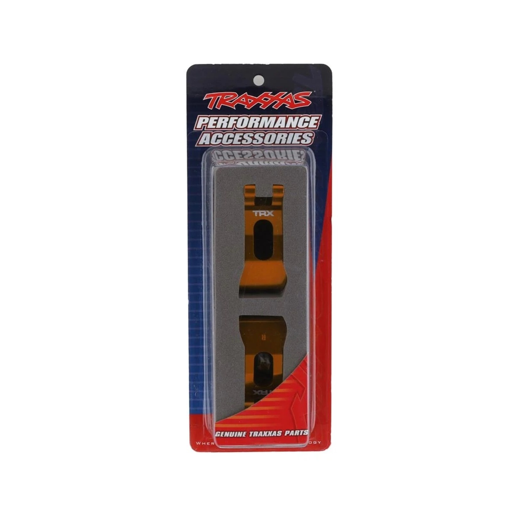 Traxxas #9532T Traxxas Sledge Aluminum Caster Blocks Left & Right (Orange) (2)