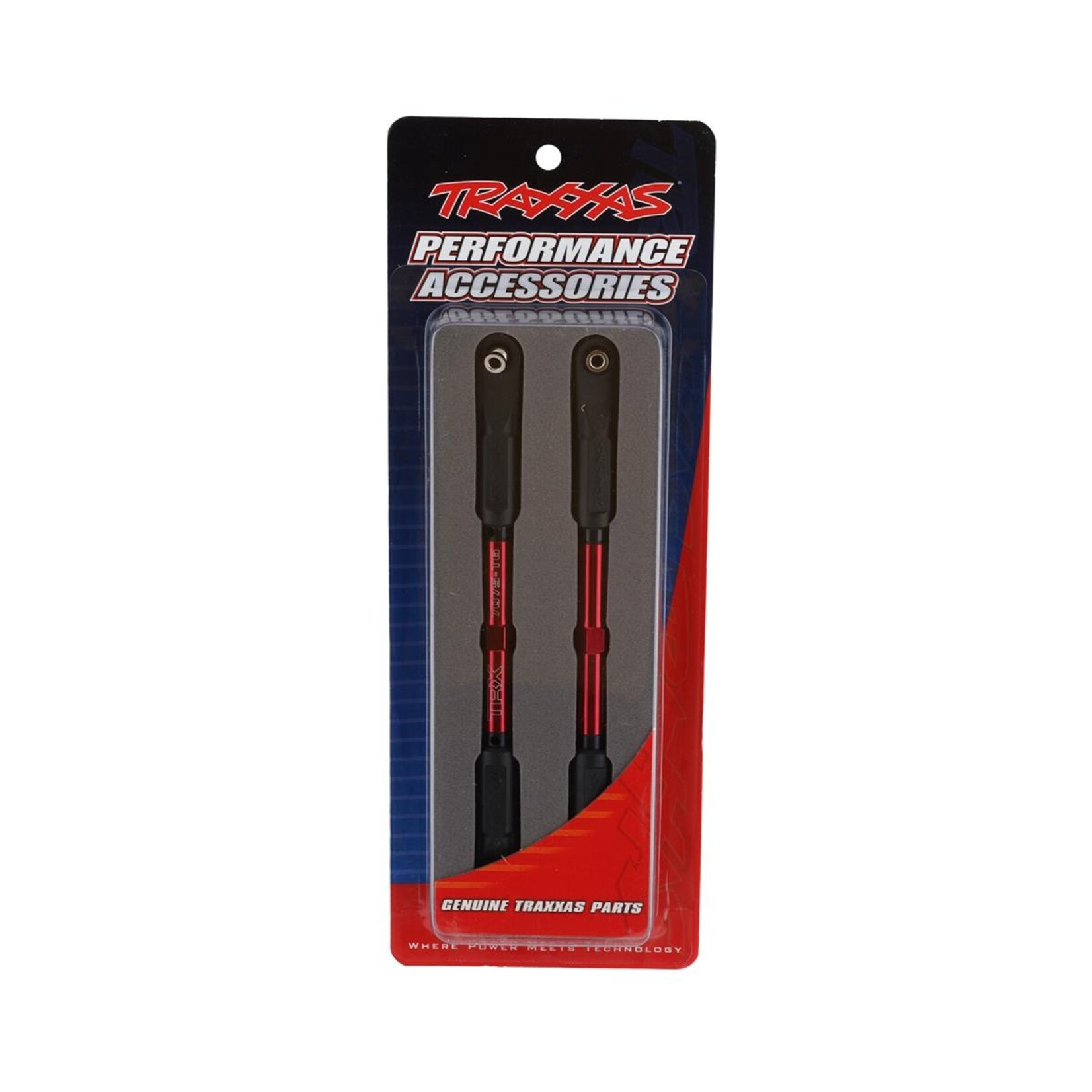 Traxxas Traxxas Sledge Aluminum Rear Camber Link Tubes (Red) (2) #9548R