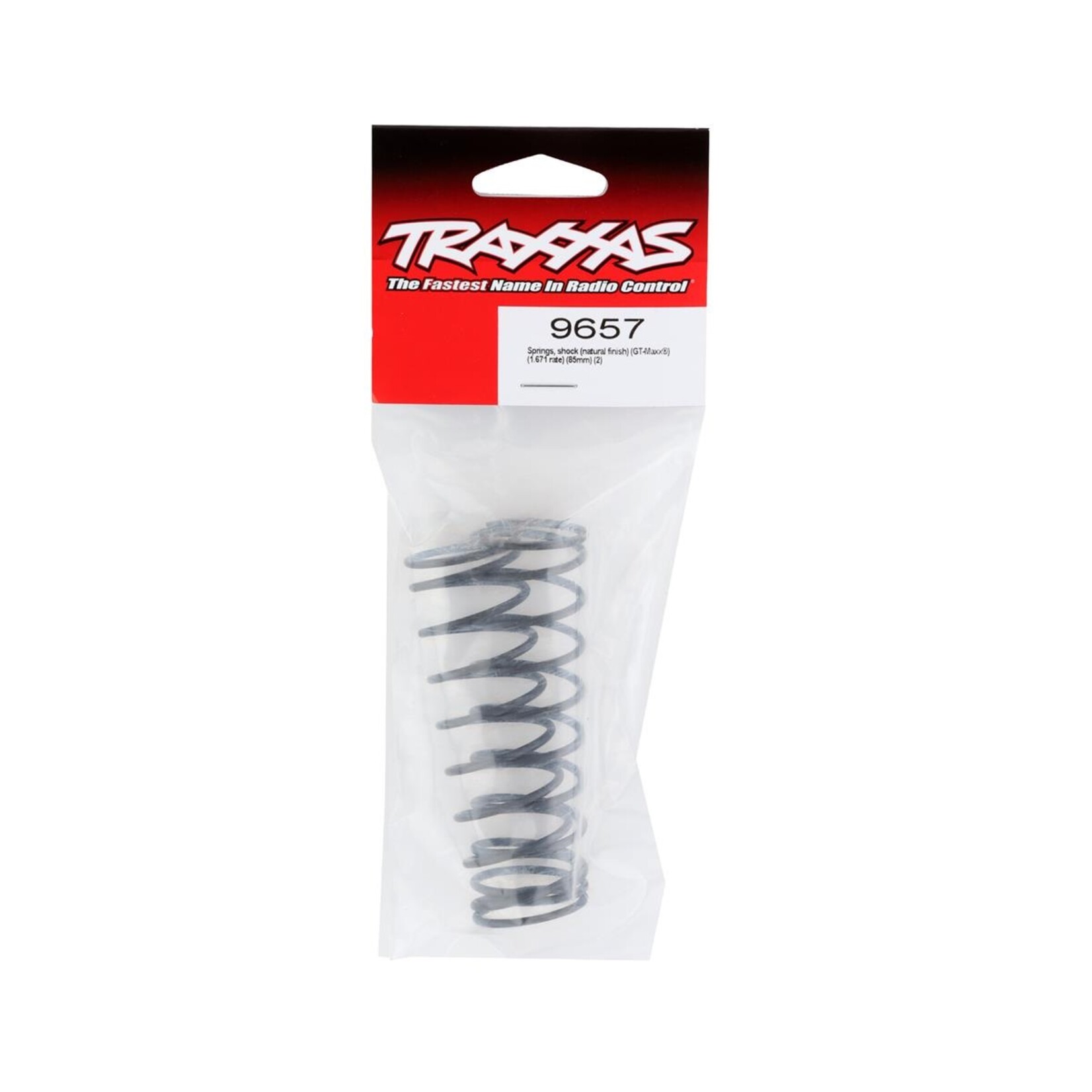 Traxxas Traxxas springs, shock (natural finish) (GT-Maxx®) (1.671 rate) (85mm) (2) #9657