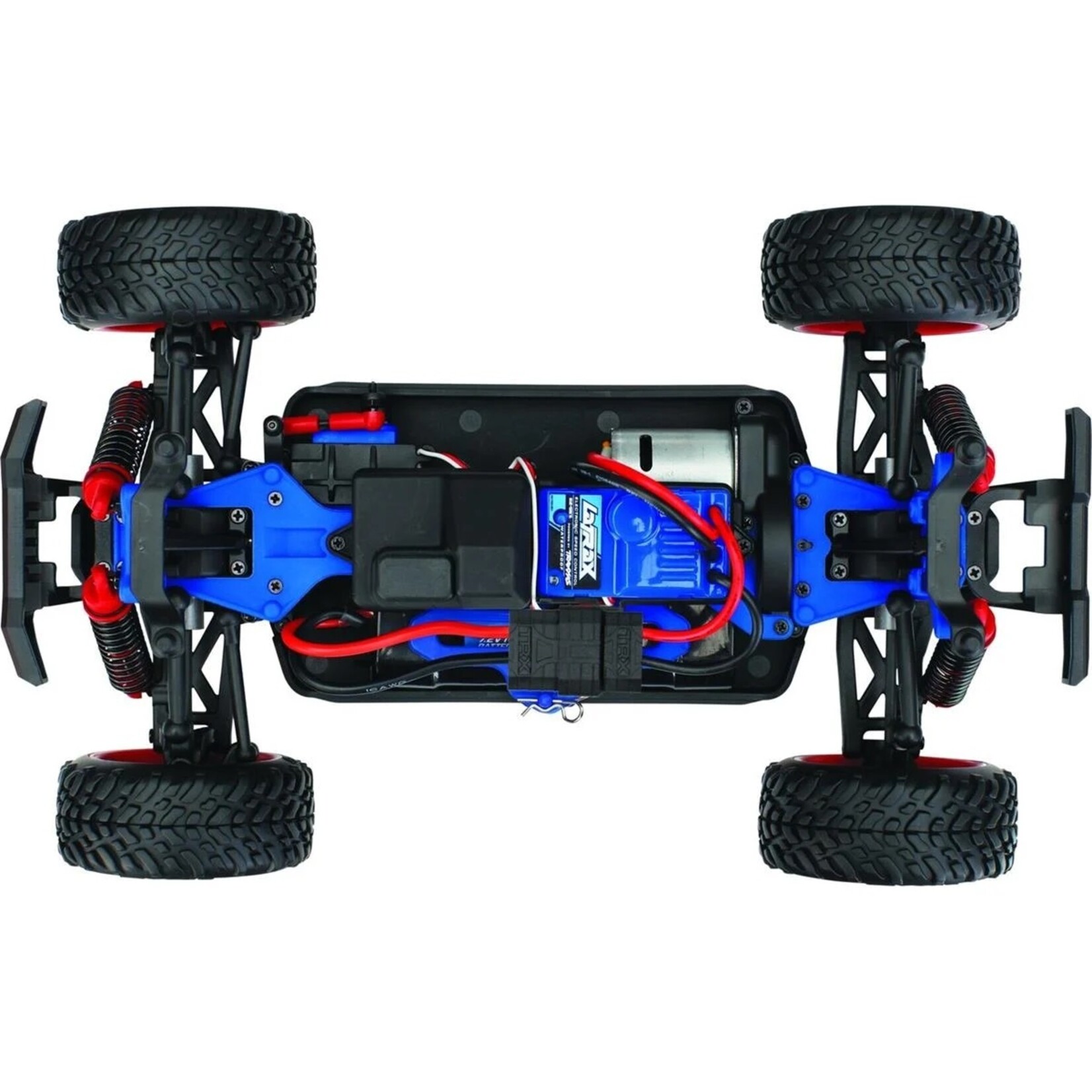 Traxxas #76064-5-BLUX  Traxxas LaTrax Desert Prerunner 1/18 4WD RTR Short Course Truck (Blue) w/2.4GHz Radio, Battery & AC Charger