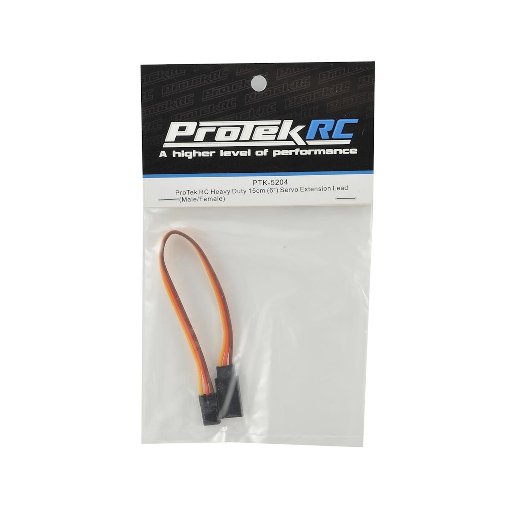 ProTek RC #PTK-5204 ProTek RC Heavy Duty 15cm (6") Servo Extension Lead (Male/Female)