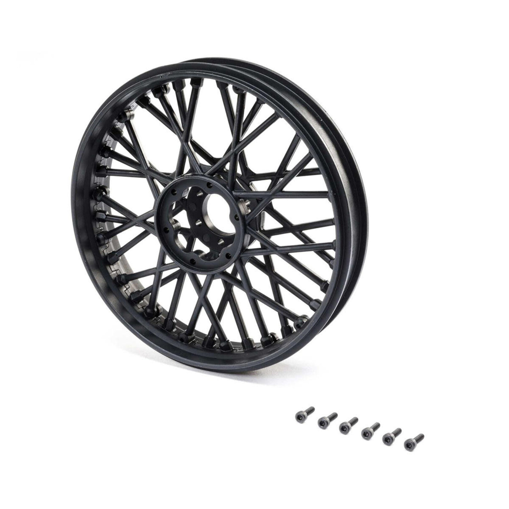 Losi Losi Promoto-MX Front Wheel Set (Black) #LOS46000