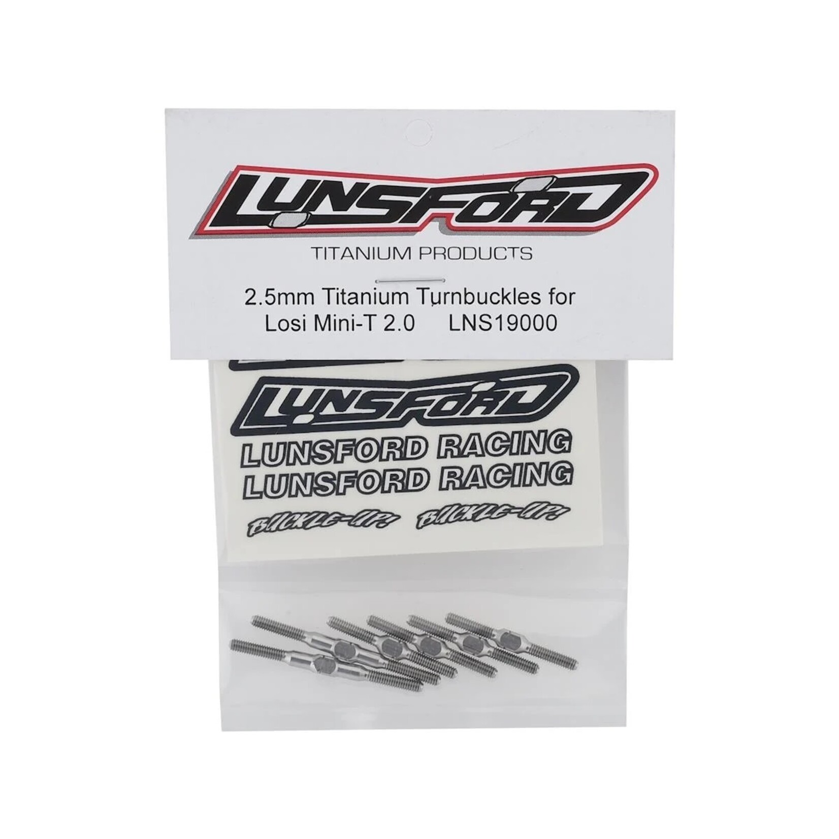 Lunsford Lunsford Losi Mini-T 2.0 Titanium Turnbuckle Kit #LNS19000