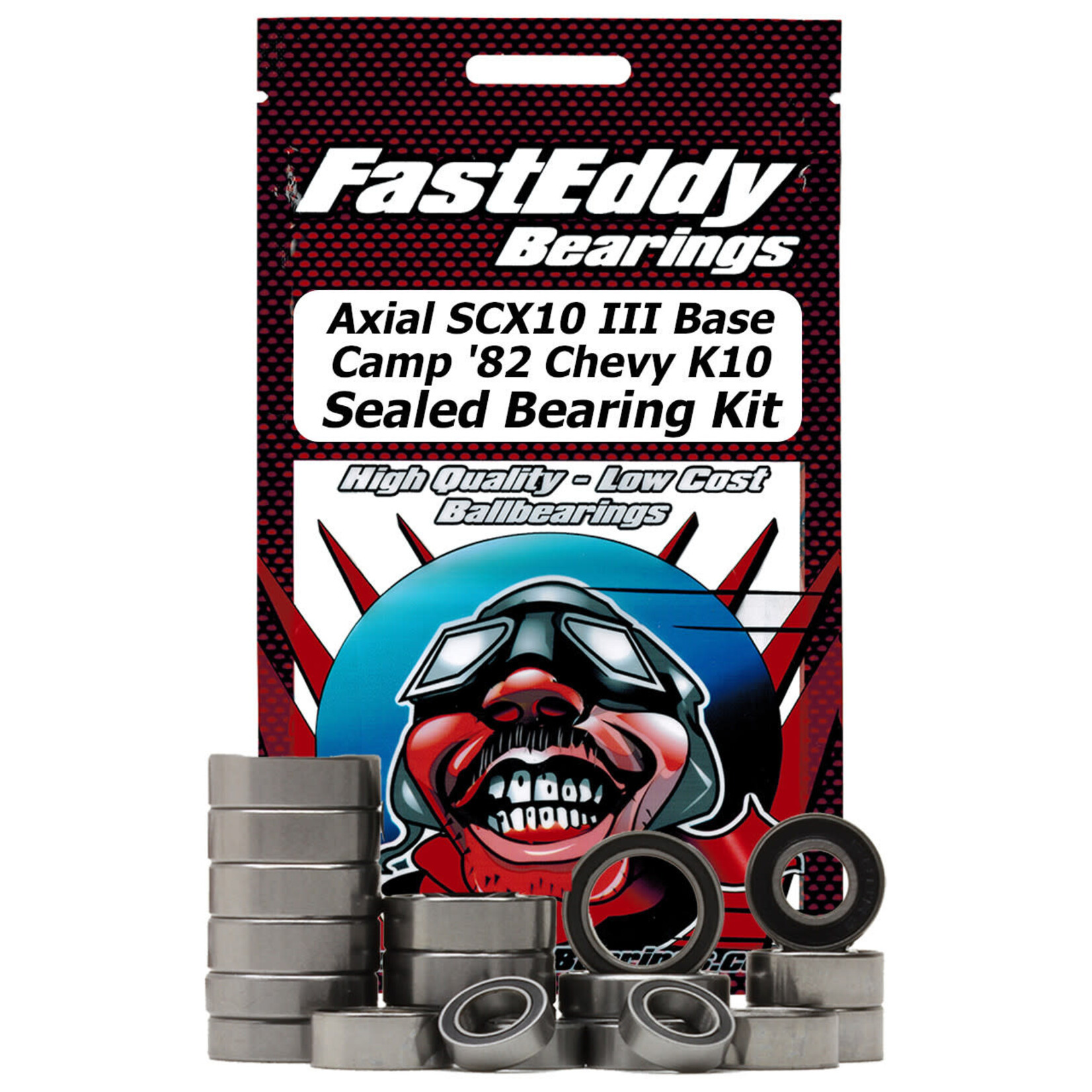FastEddy FastEddy Axial SCX10 III Base Camp ’82 Chevy K10 RTR Sealed Bearing Kit #TFE8765