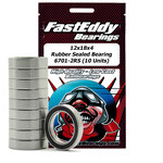FastEddy Traxxas 12x18x4 Rubber Sealed Bearing 6701-2RS (10 Units) #TFE270