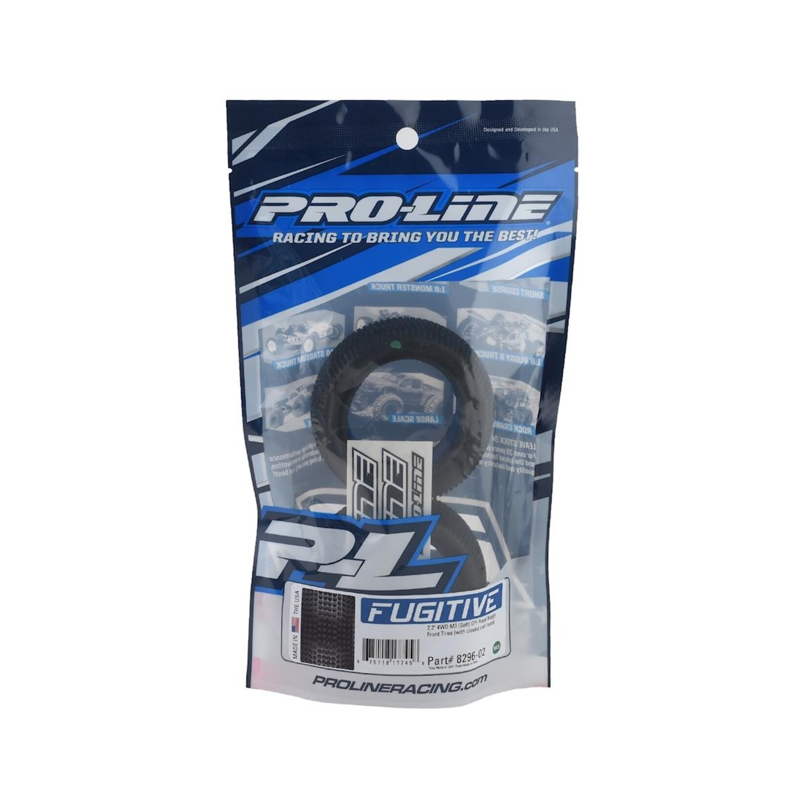 Pro-Line #8296-203 Pro-Line Fugitive 2.2" 4WD Buggy Front Tires (2) (S3)