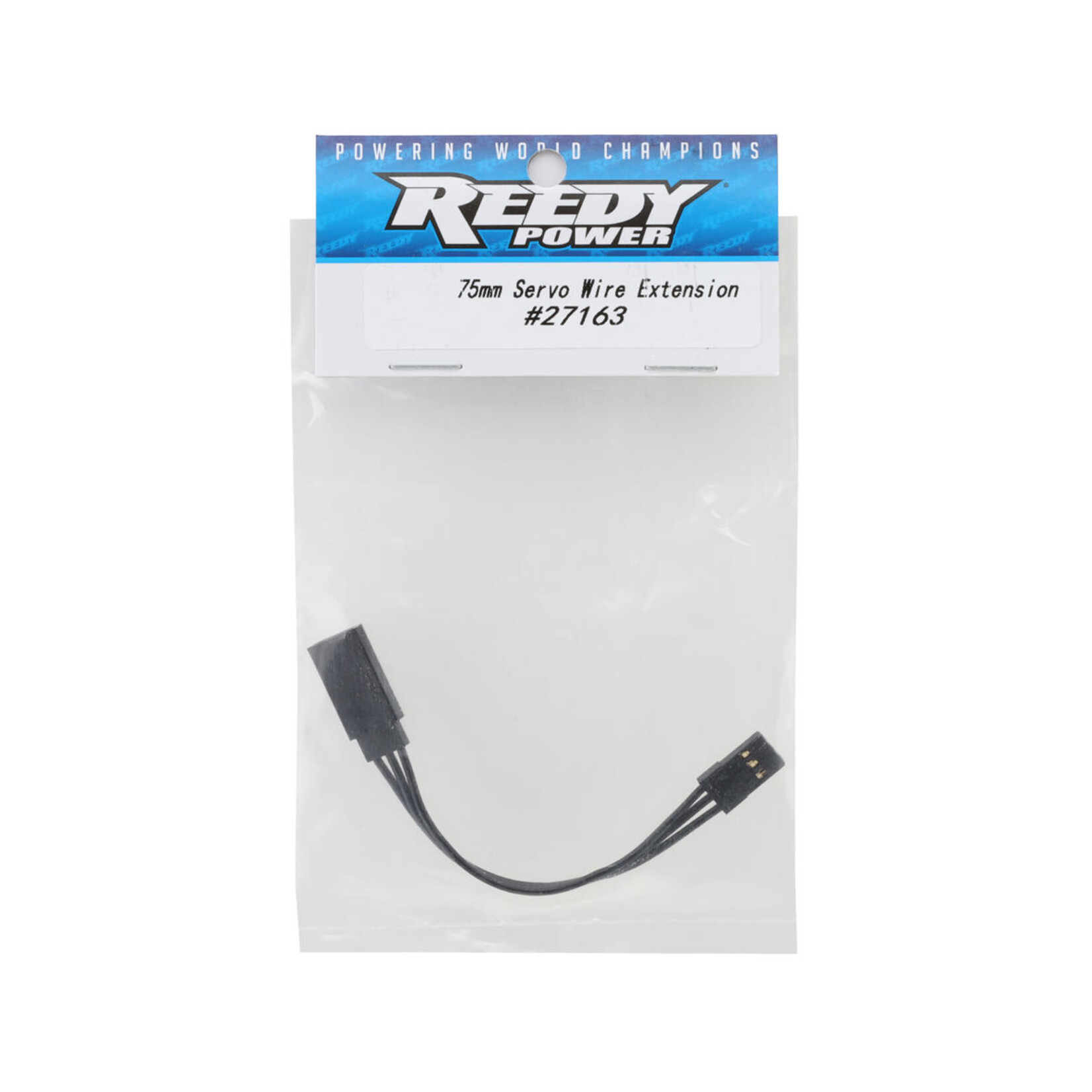 Reedy #27163 Reedy 75mm Servo Wire Extension Lead (Black)