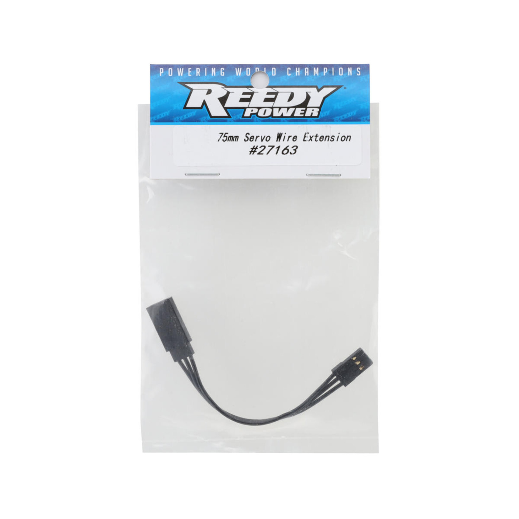 Reedy Reedy 75mm Servo Wire Extension Lead (Black) #27163