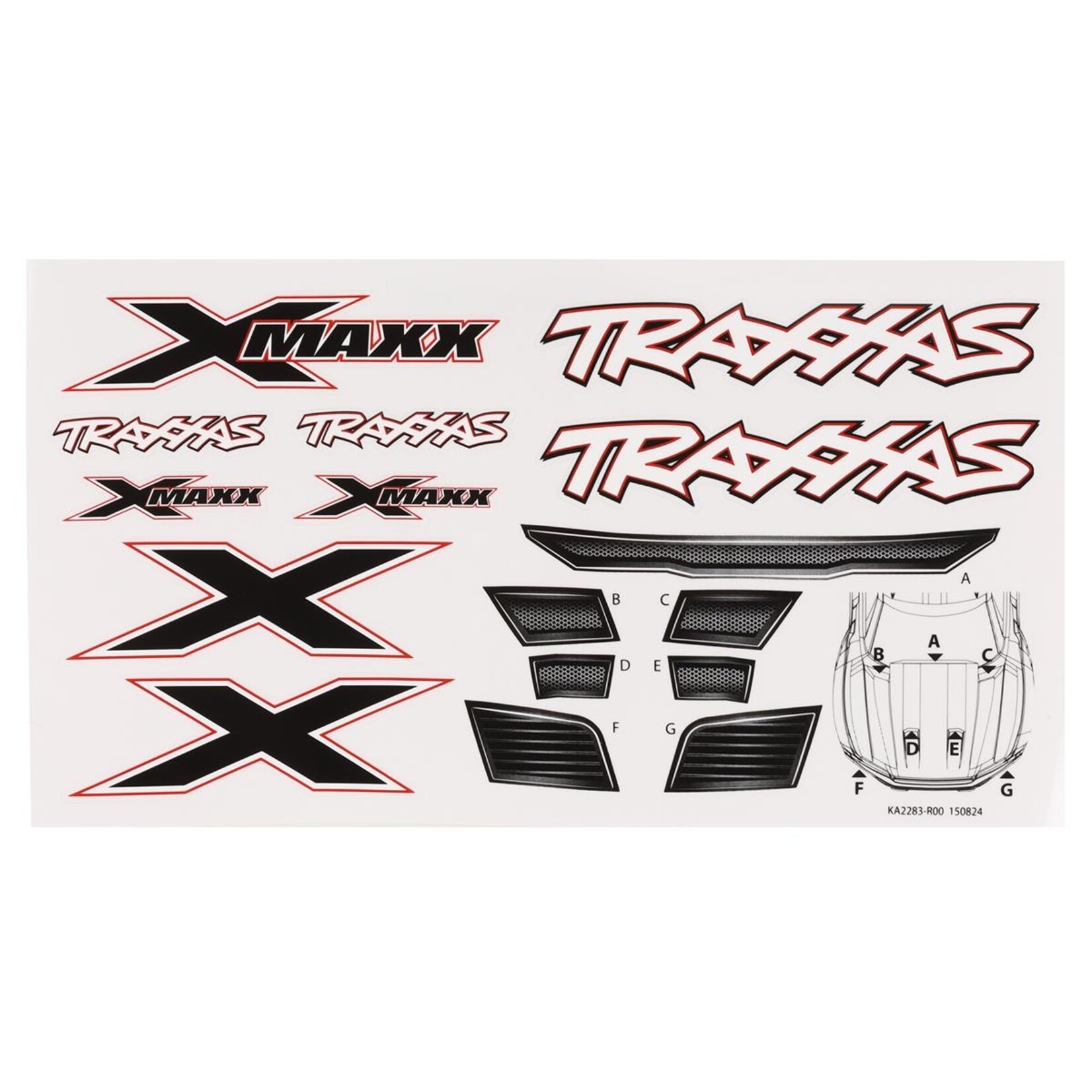 Traxxas #7711T Traxxas X-Maxx Pre-Painted Body (Rock n' Roll)