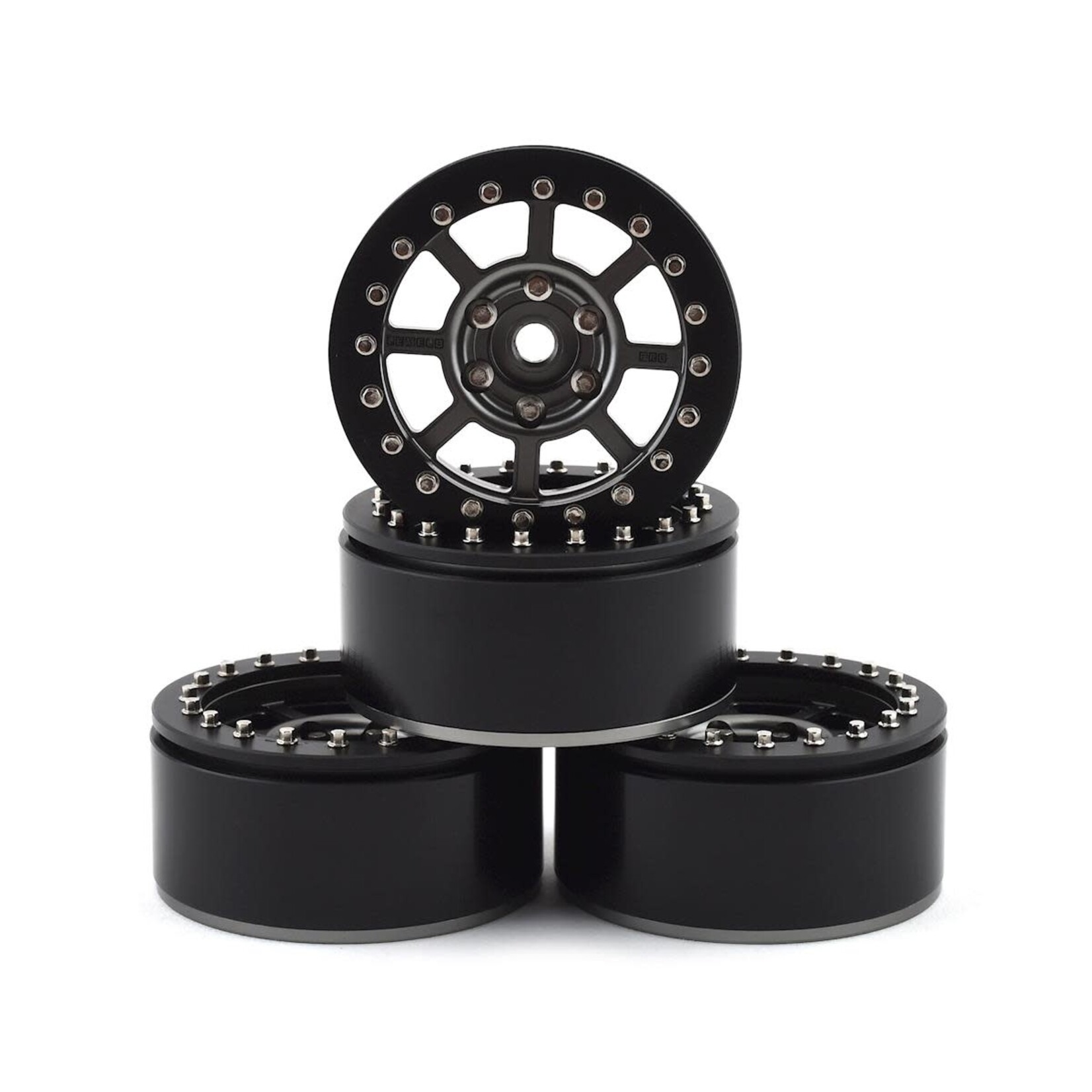 RC4WD #Z-W0300 RC4WD Level 8 Bully Pro 6 1.9" Beadlock Wheels (Grey) (4)