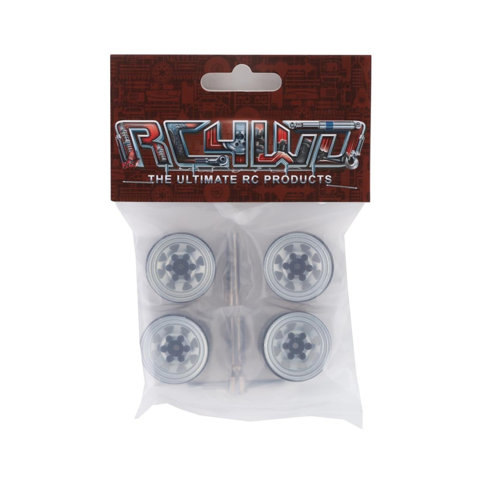 RC4WD #Z-W0263 RC4WD Stamped Steel 1.0" Stock Beadlock Wheels (Silver) (4)