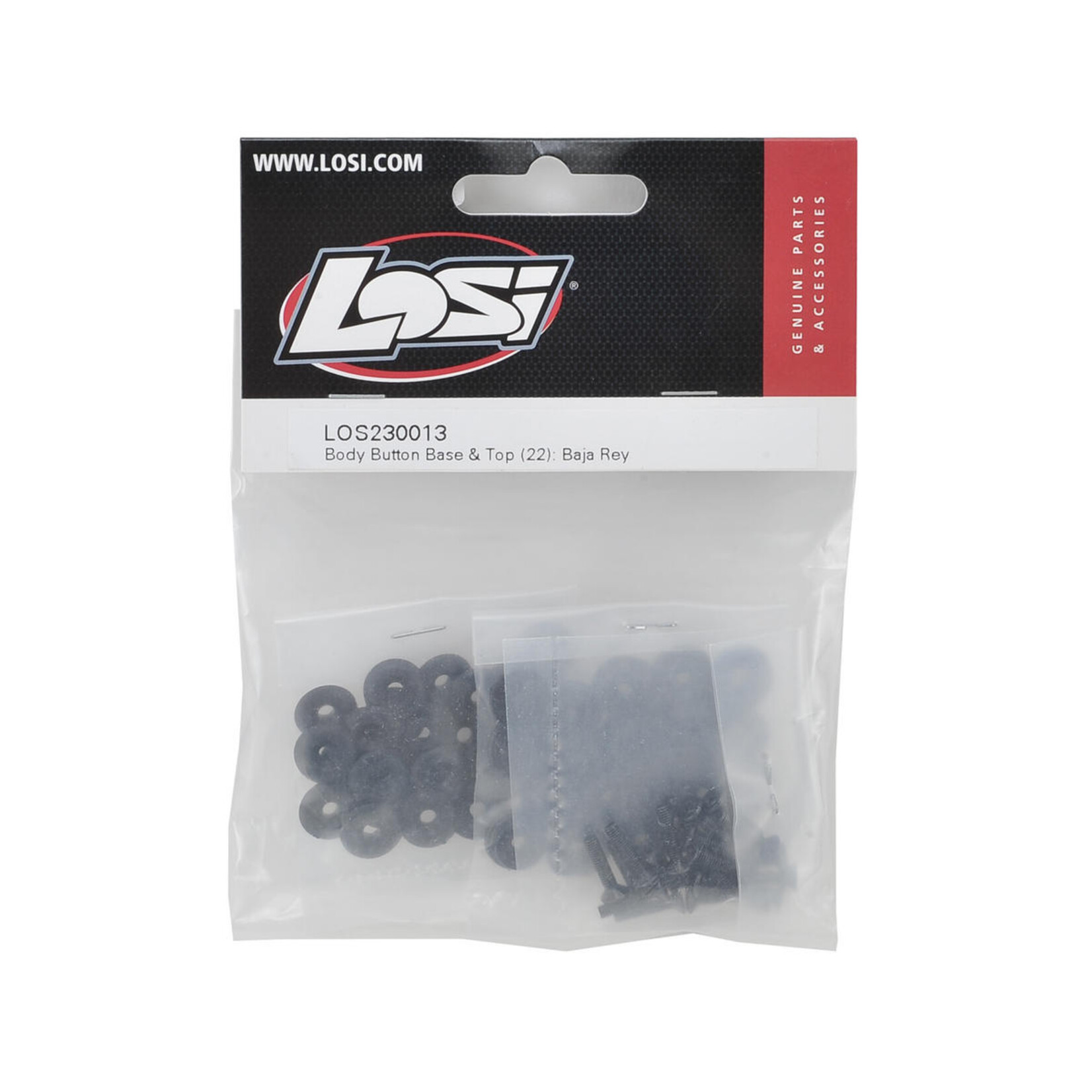 Losi #LOS230013 Losi Baja Rey Body Button Base & Top