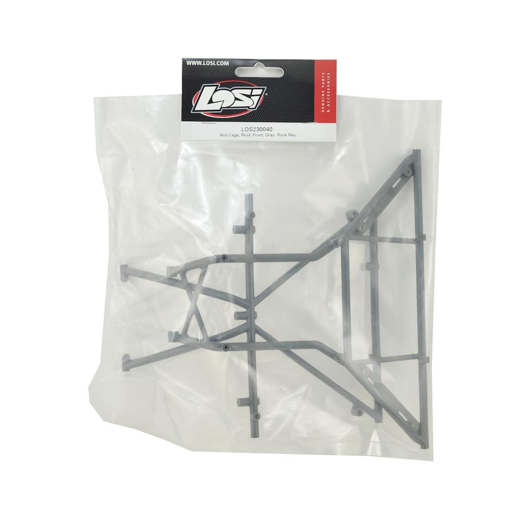 Losi #LOS230040 Losi Rock Rey Roll Cage Top (Gray)
