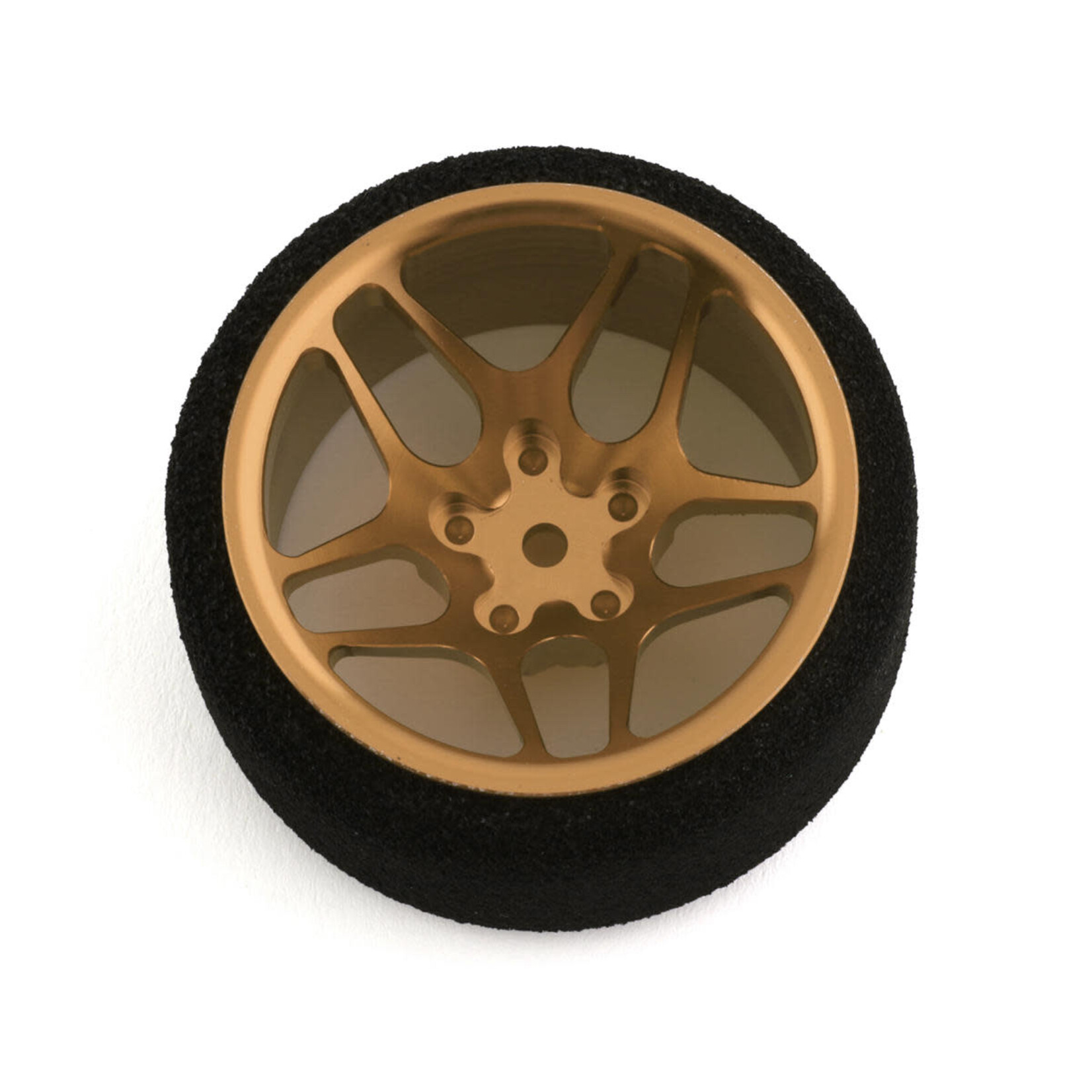 R-Design R-Design Sanwa M12/Flysky NB4 10-Spoke Ultrawide Steering Wheel (Gold) #RDD7219