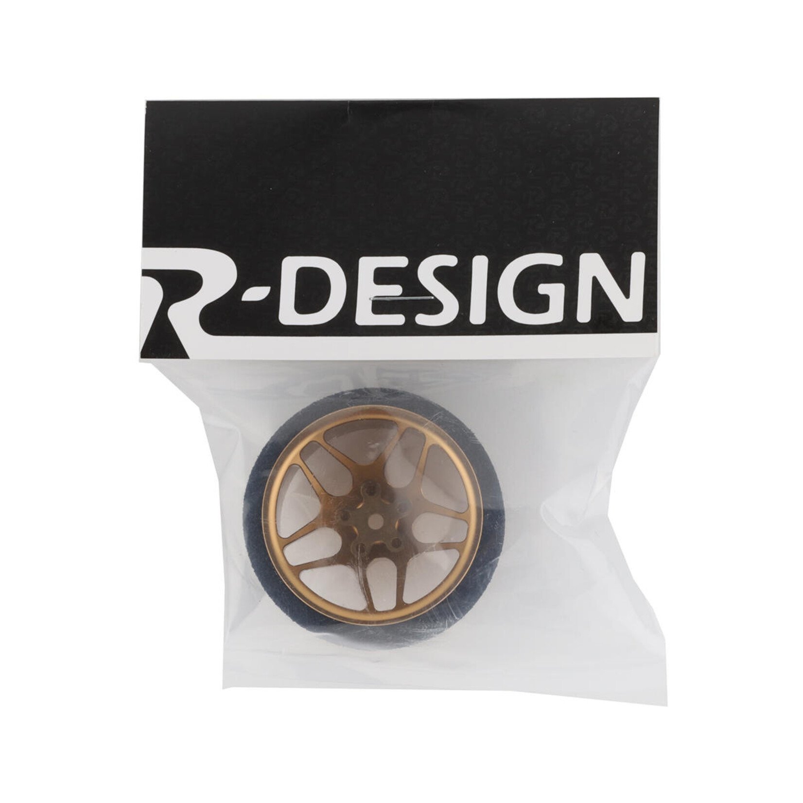 R-Design R-Design Sanwa M12/Flysky NB4 10-Spoke Ultrawide Steering Wheel (Gold) #RDD7219
