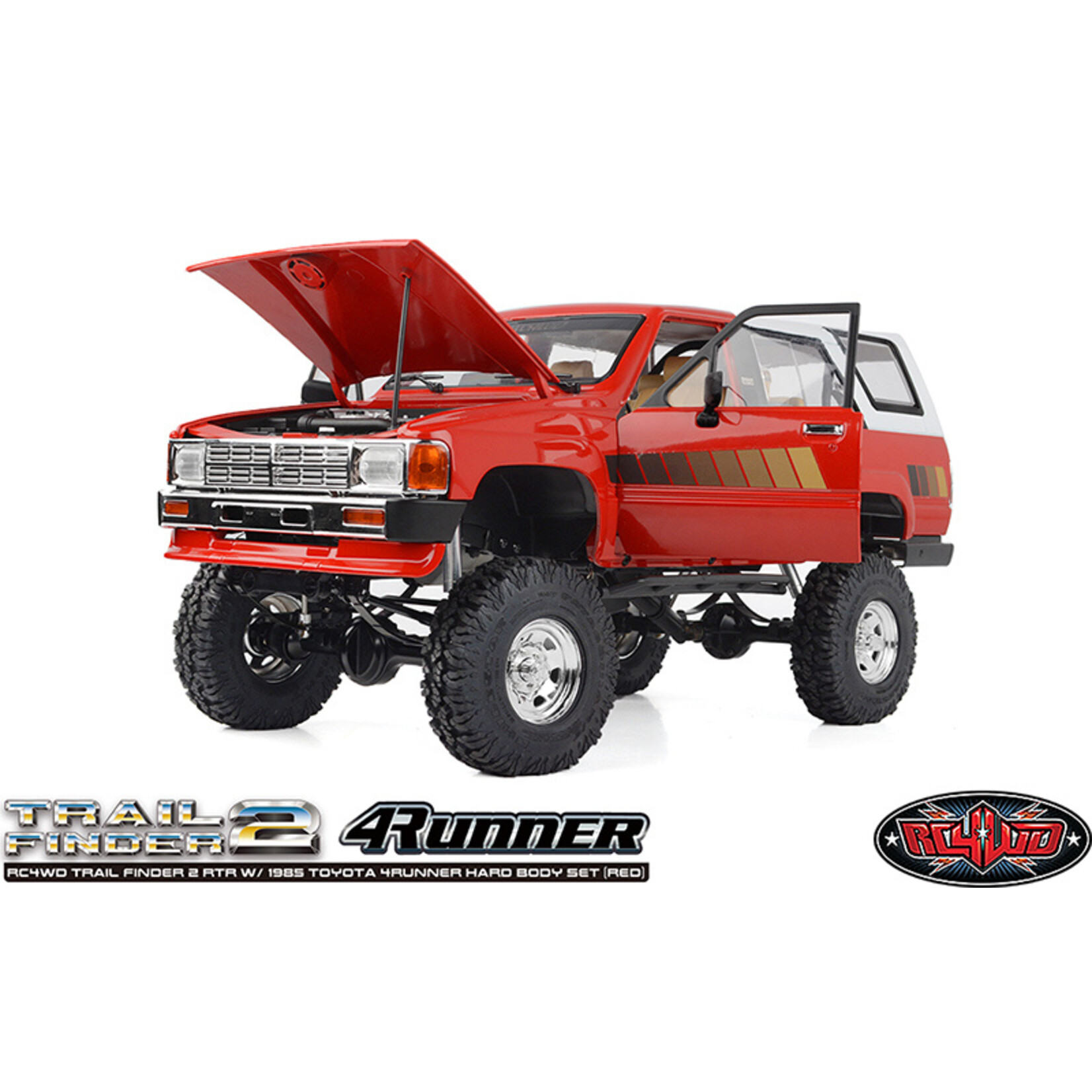 RC4WD RC4WD Trail Finder 2 RTR w/1985 Toyota 4Runner Hard Body Set (Red) #Z-RTR0063