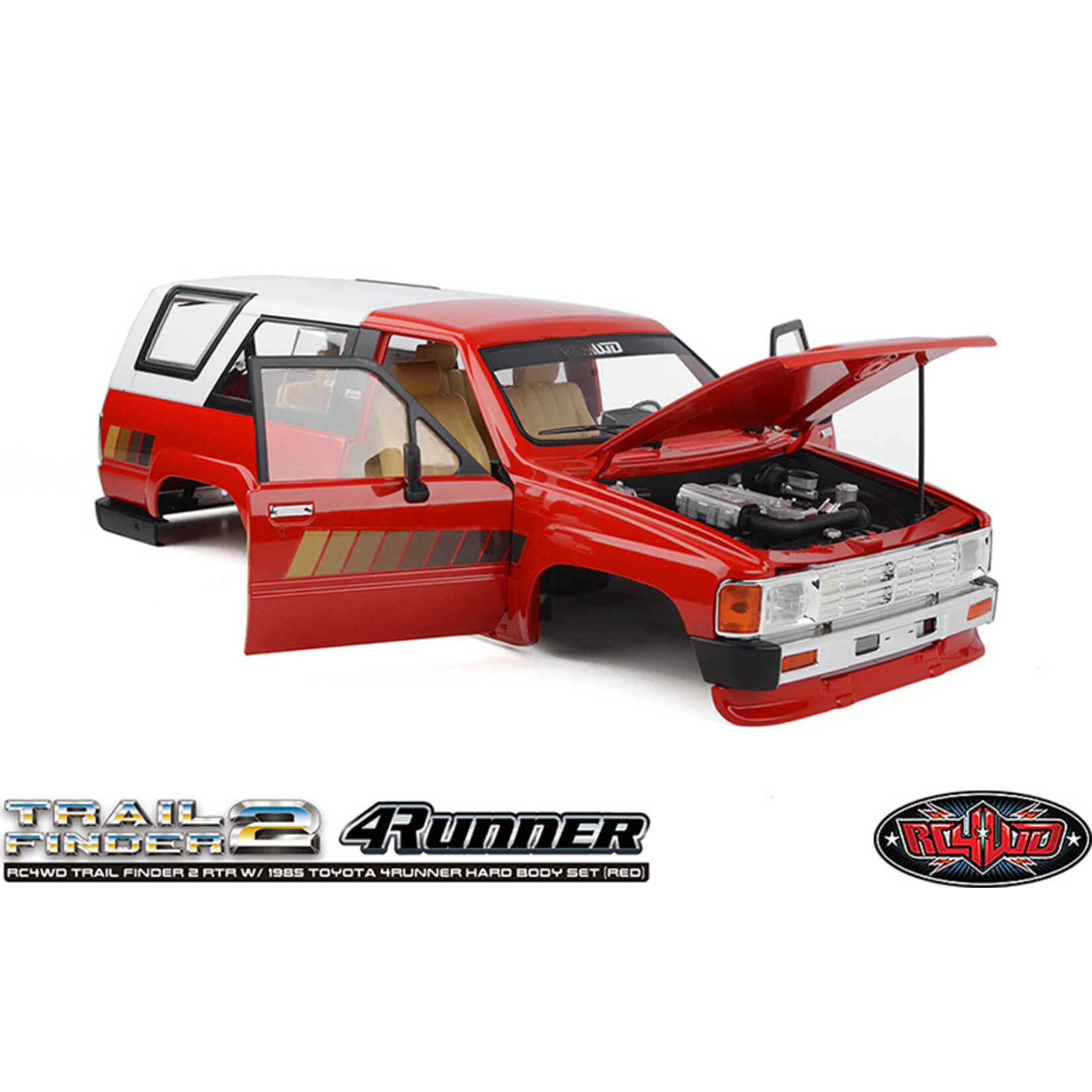 RC4WD RC4WD Trail Finder 2 RTR w/1985 Toyota 4Runner Hard Body Set (Red) #Z-RTR0063