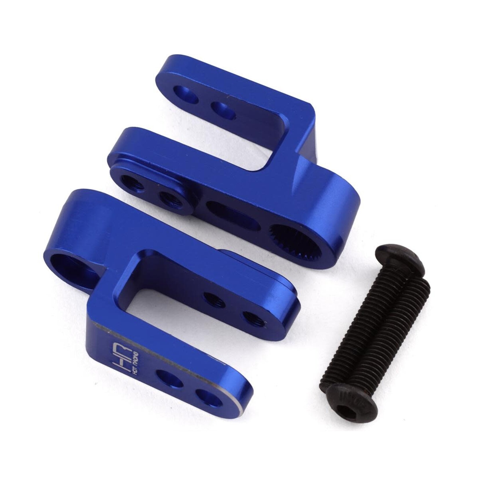 Hot Racing #ERV25SH06 Hot Racing Traxxas Revo Aluminum Double-Shear Steering Servo Horn Arm (Blue) (2)