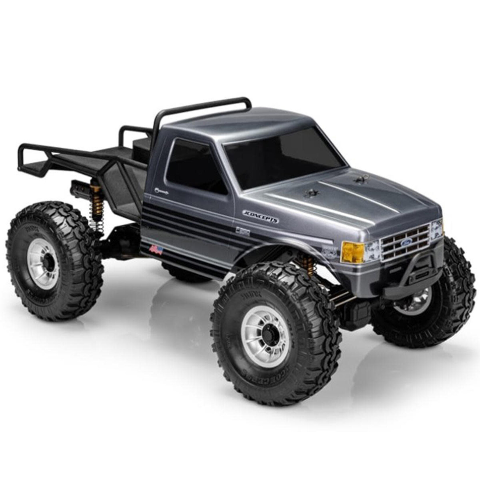 JConcepts JConcepts Tuck 1989 Ford F-150 Rock Crawler Body (Cab Only) (Clear) (12.3") #0485