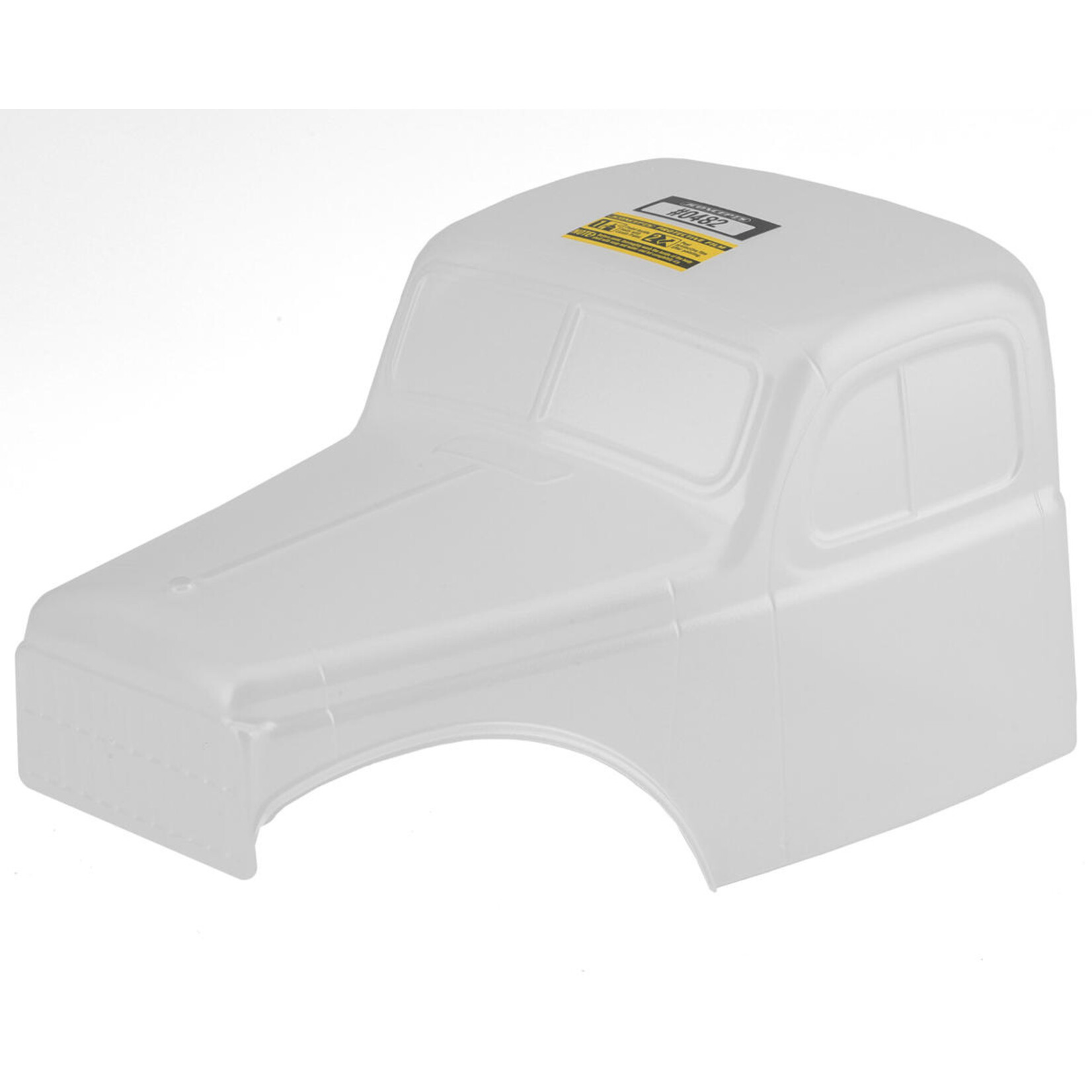 JConcepts #0482 JConcepts Power Master Rock Crawler Body (Cab Only) (Clear) (12.3")