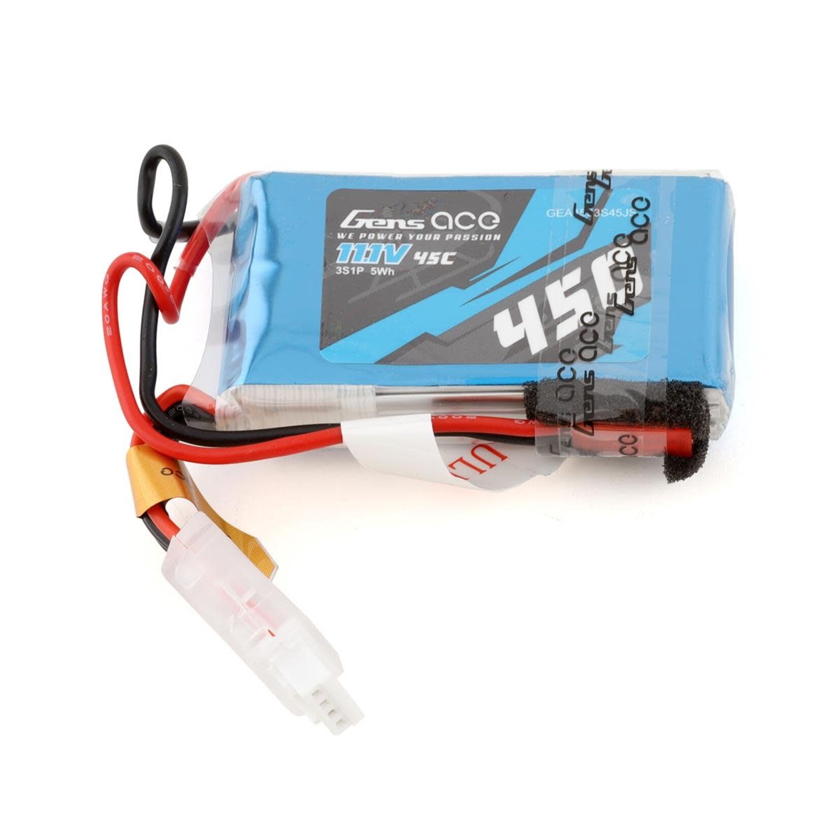 Gens Ace Summer Sale #GEA4503S45JS Gens Ace 3S LiPo Battery 45C (11.1V/450mAh) w/JST Connector