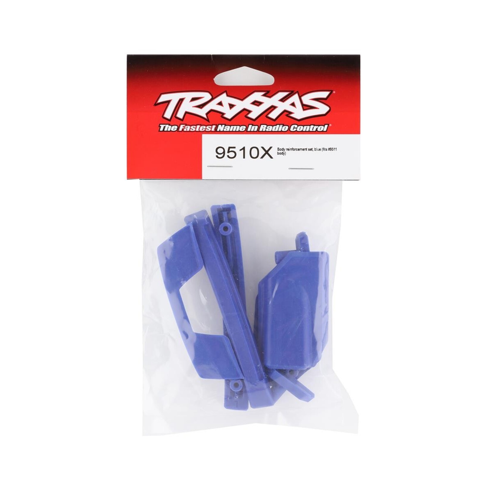 Traxxas Traxxas Sledge Body Roof Skid Pads (Blue) #9510X
