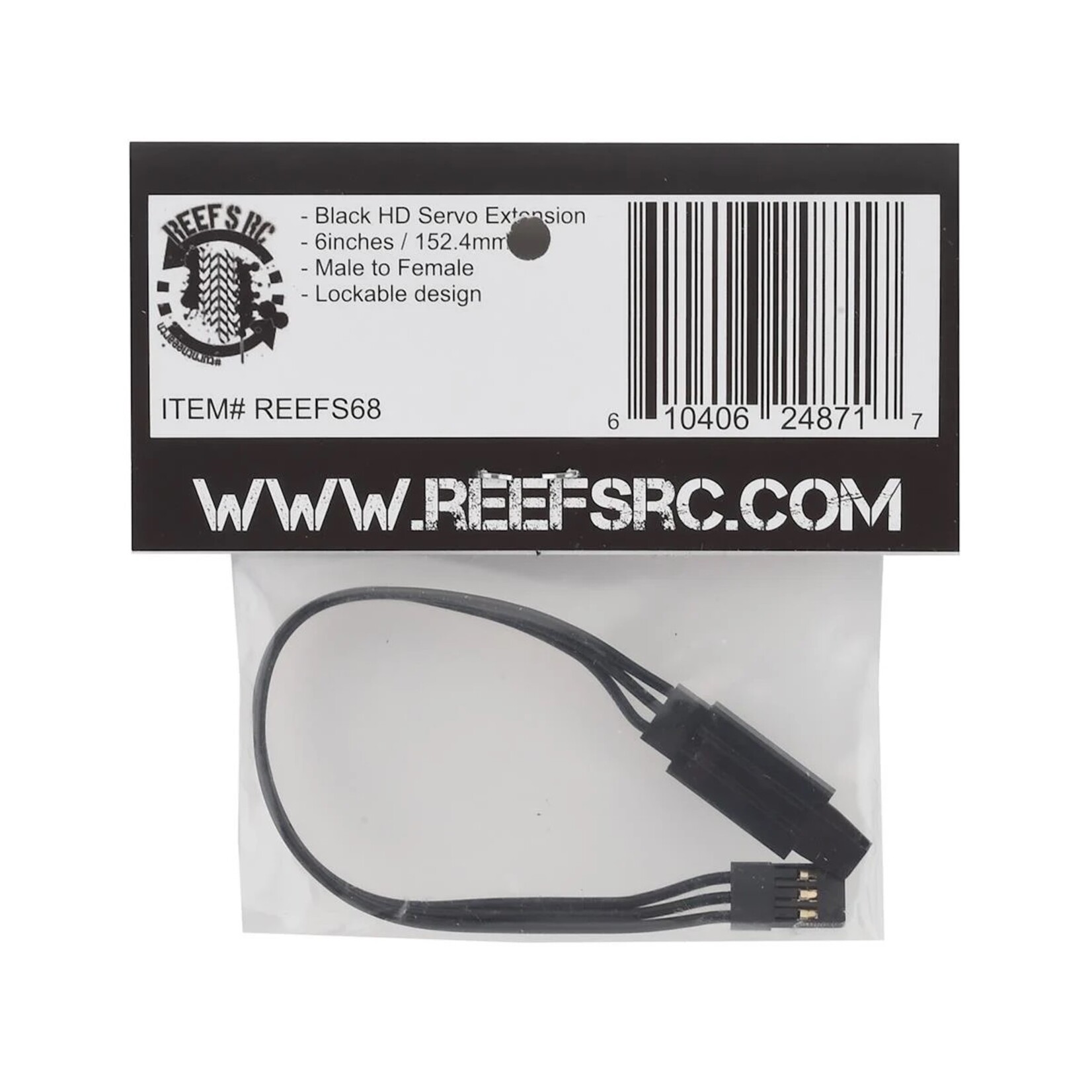 Reefs RC #REEFS68 Reefs RC 6" Lockable Servo Extension