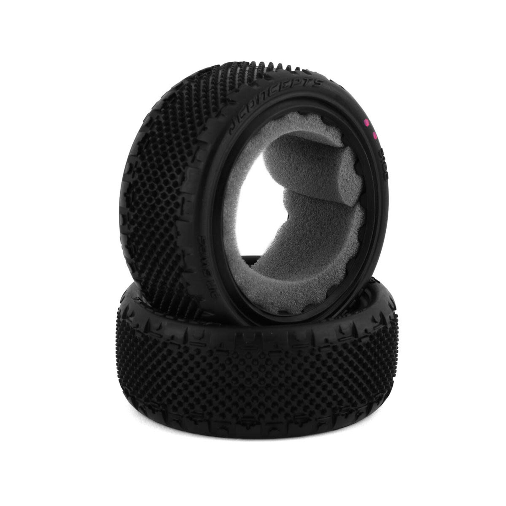 JConcepts #3182-010 JConcepts Pin Swag Carpet 2.2" 1/10 4WD Buggy Front Tires (2) (Pink)