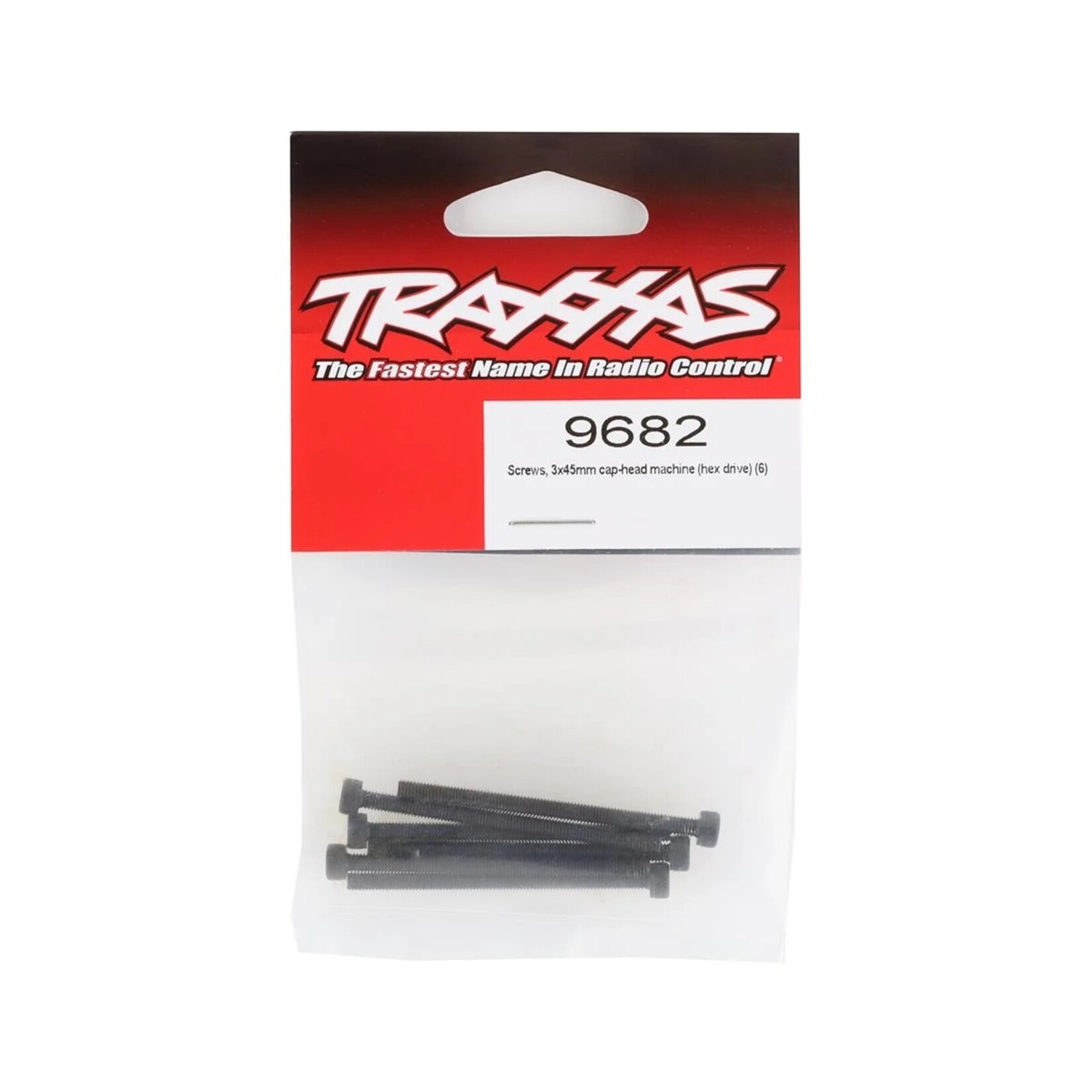 Traxxas #9682 Traxxas 3x45mm Cap Head Screws (6)