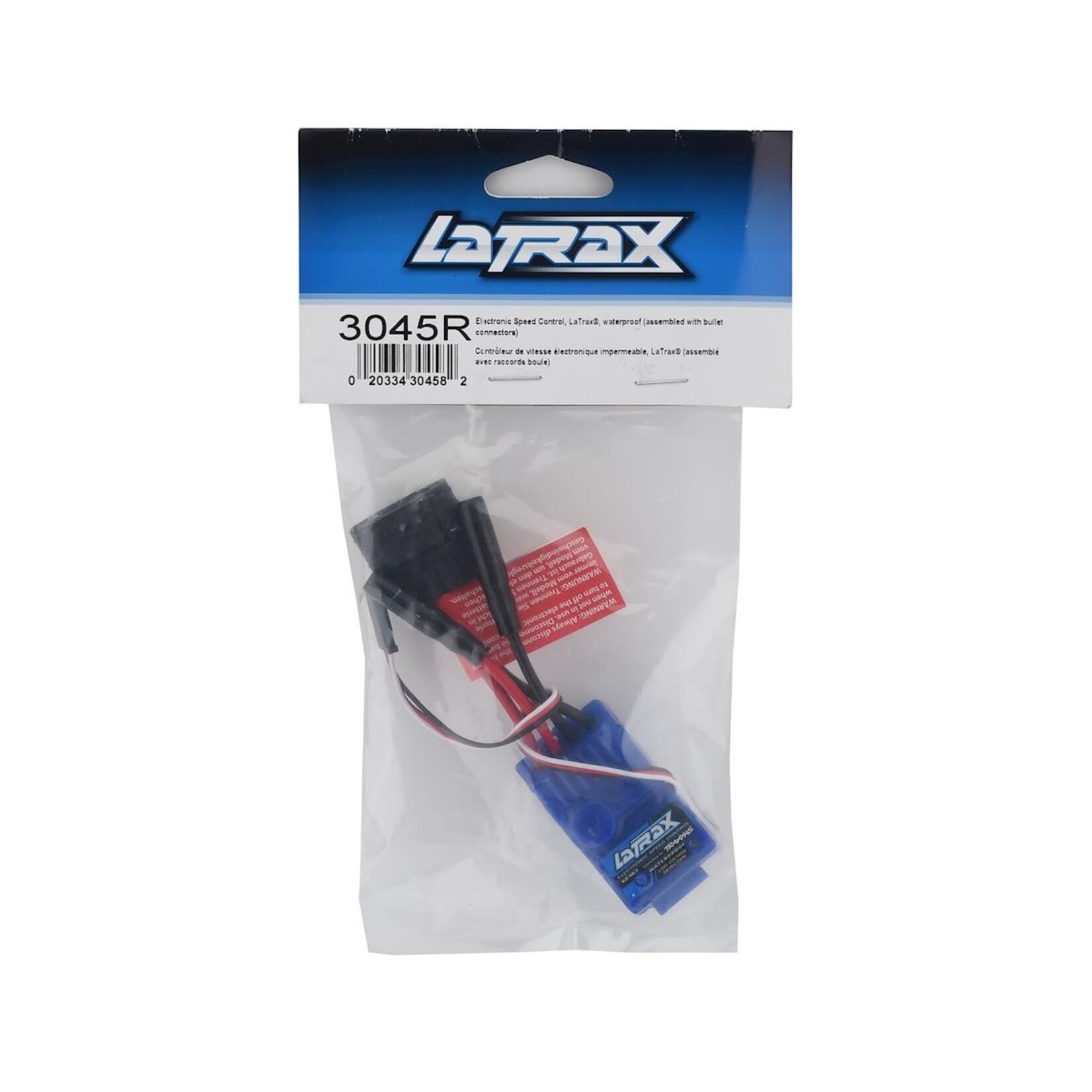 LaTrax #3045R Traxxas LaTrax Waterproof Electronic Speed Control w/Bullet Connectors