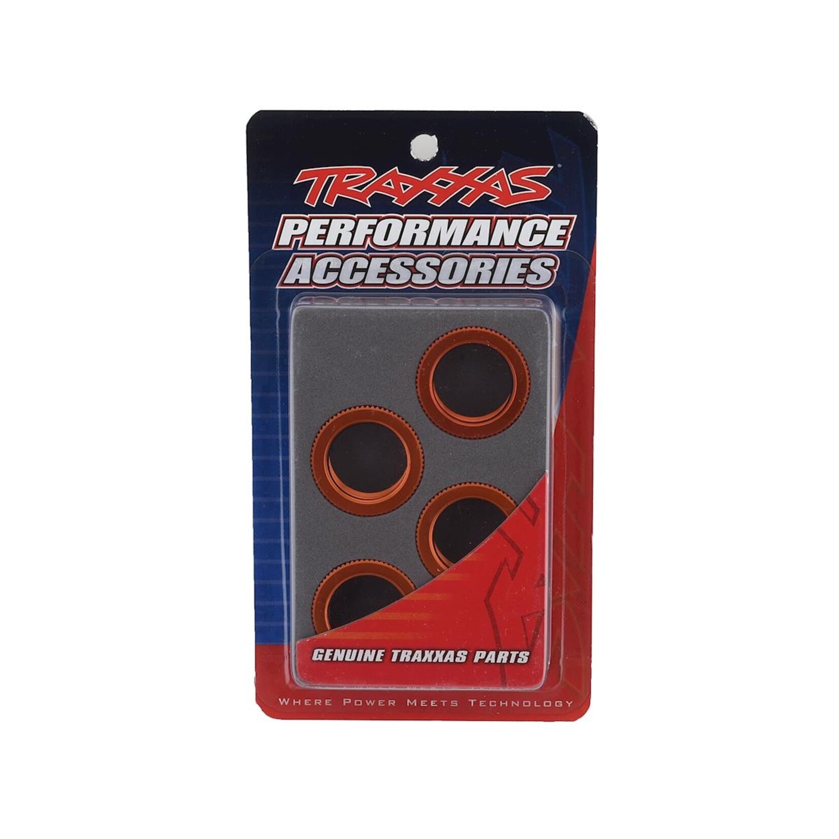 Traxxas Traxxas GT-Maxx Aluminum Spring Retainer (Orange) (4) #8968A